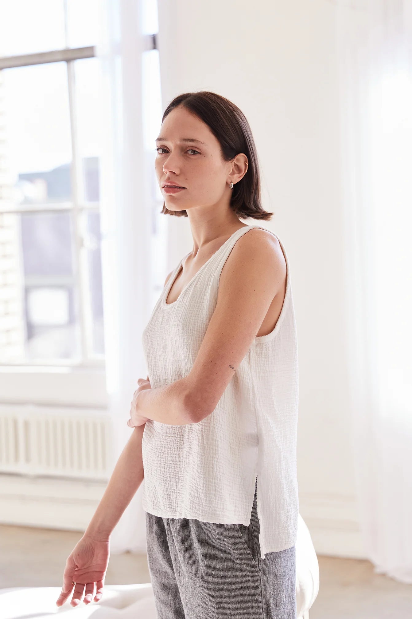 Organic Gauze Tank