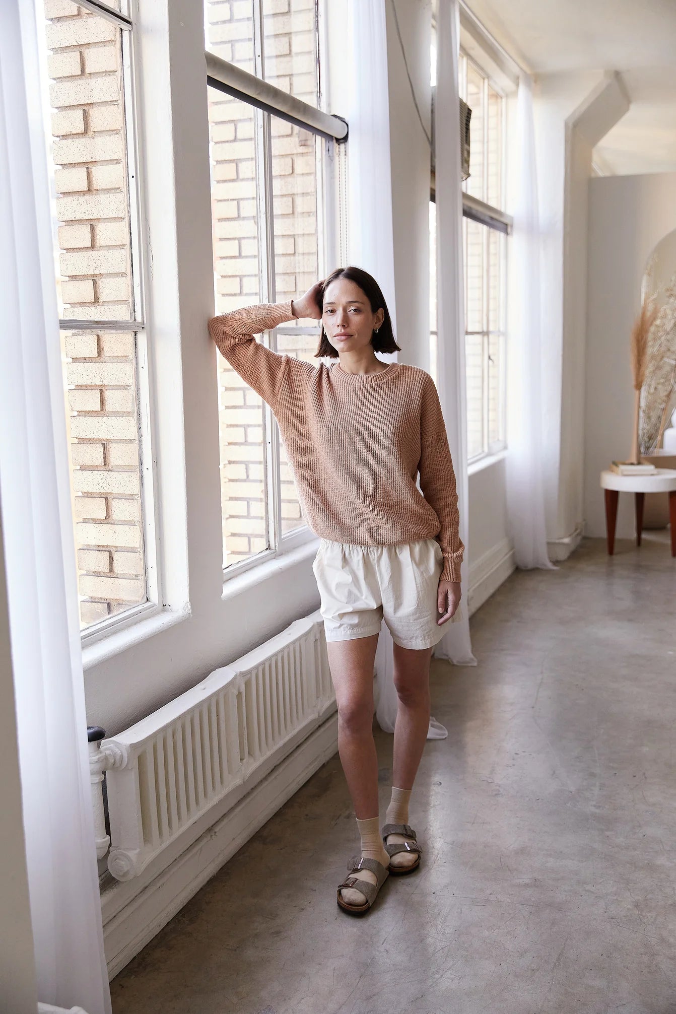 Organic Cotton Poplin Shorts