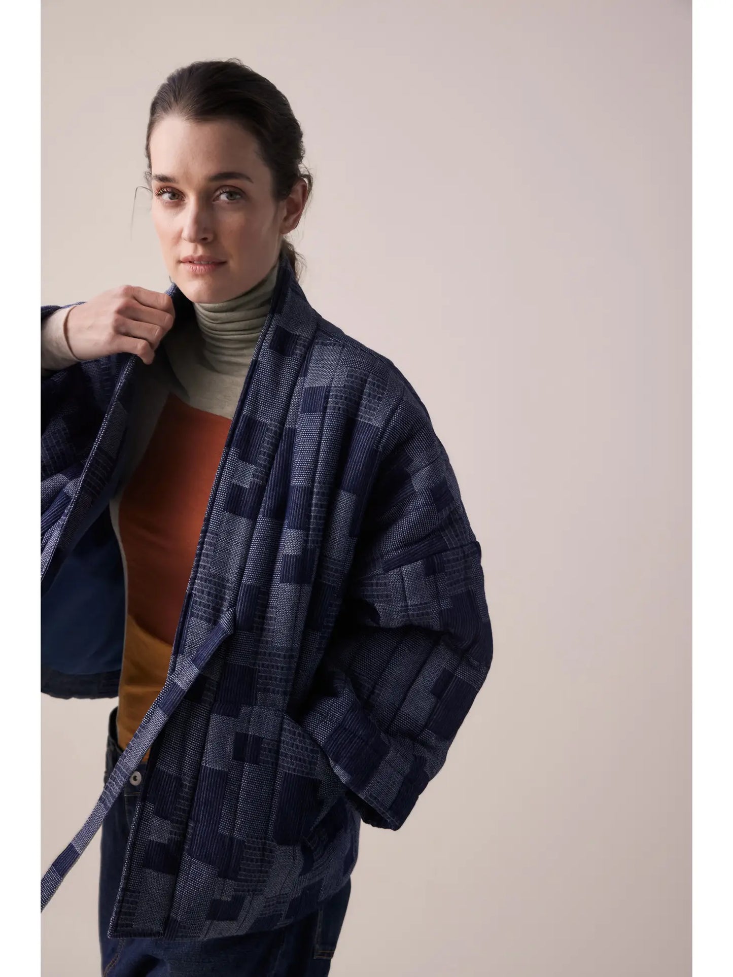Denim Patch Quilt Jacket