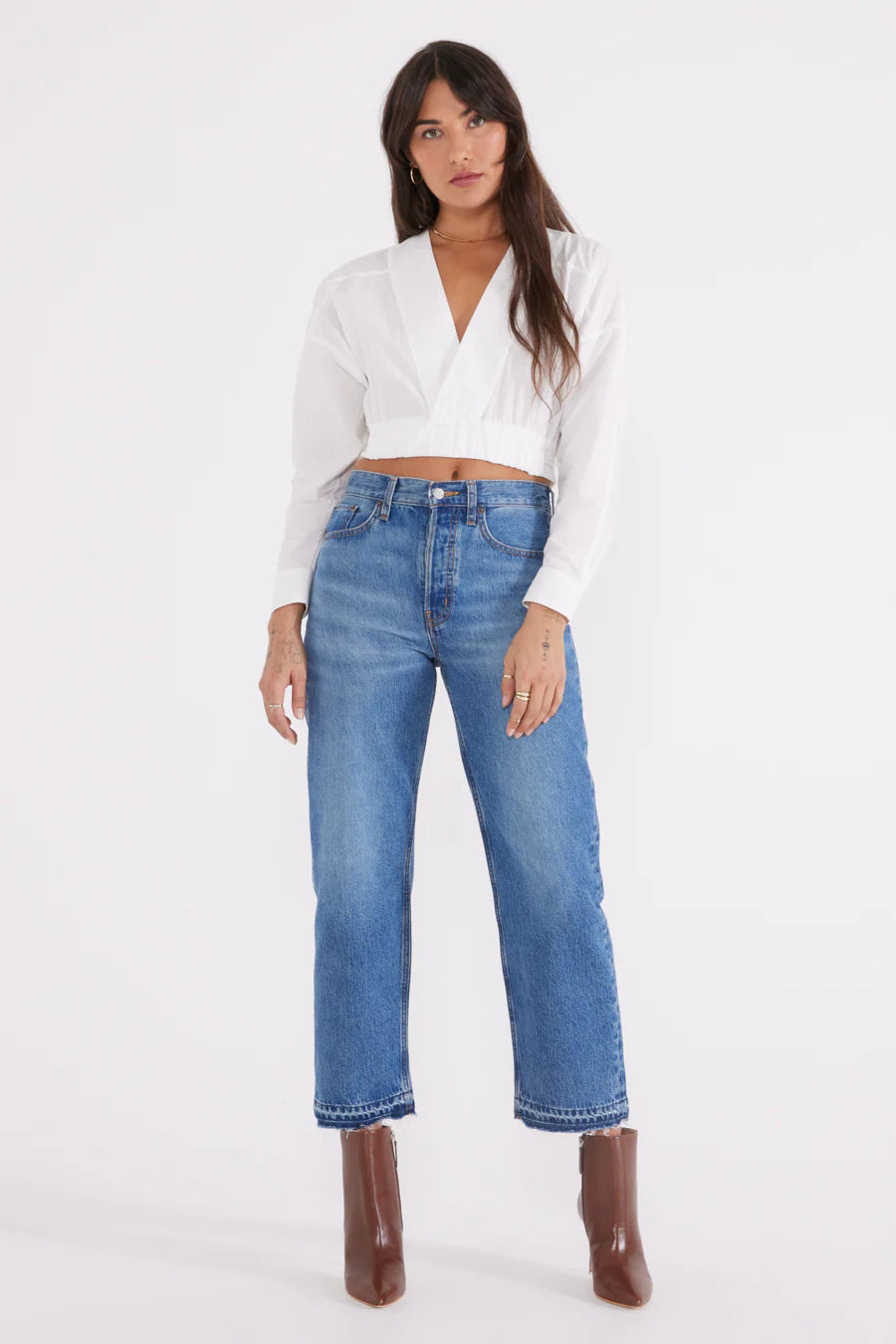 Tyler Straight Crop - Cielo
