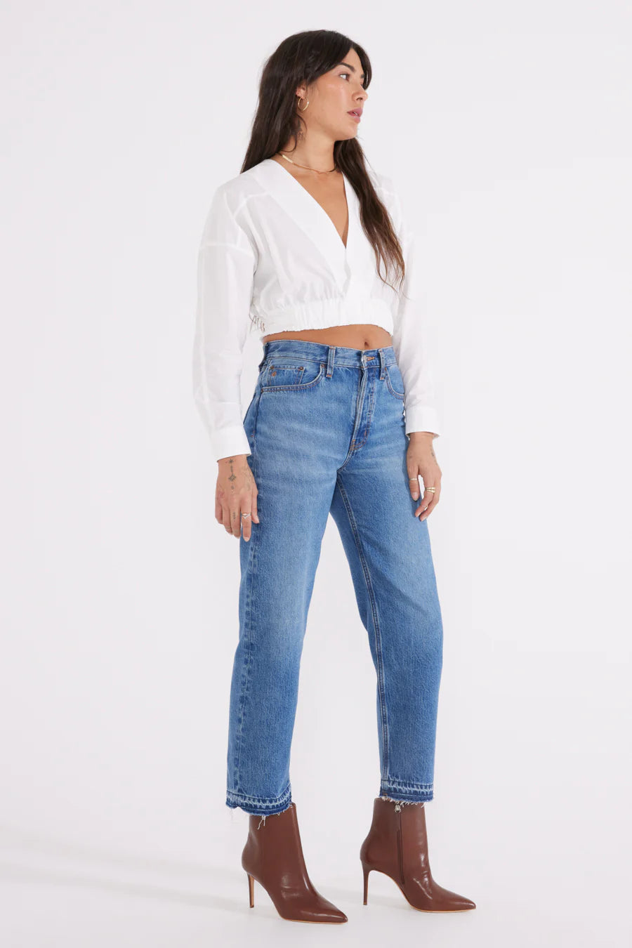 Tyler Straight Crop - Cielo