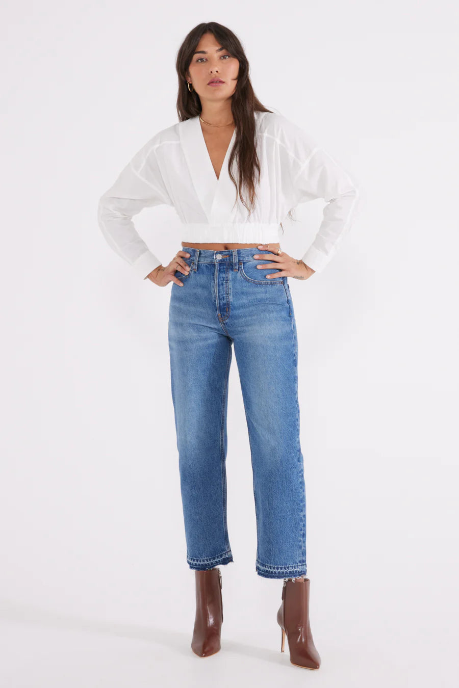 Tyler Straight Crop - Cielo