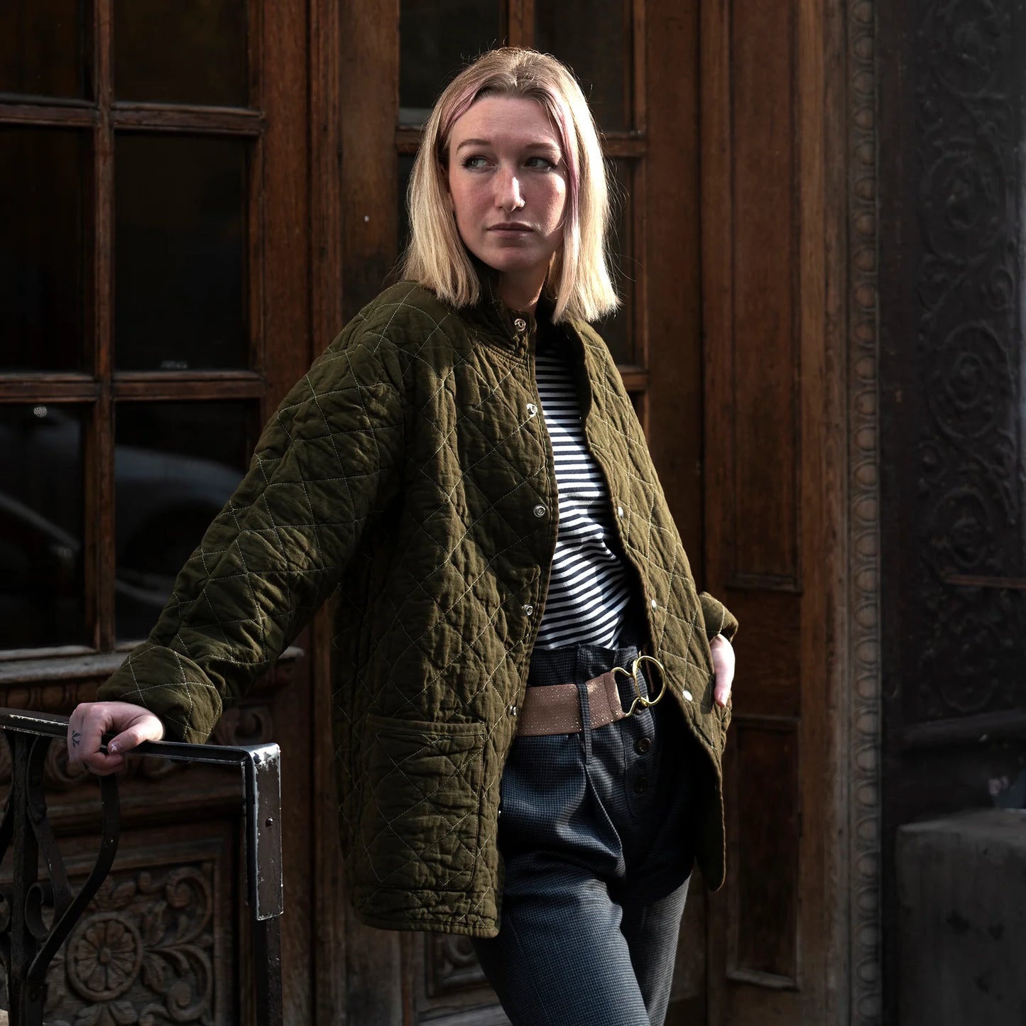 Quilted Snap Jacket