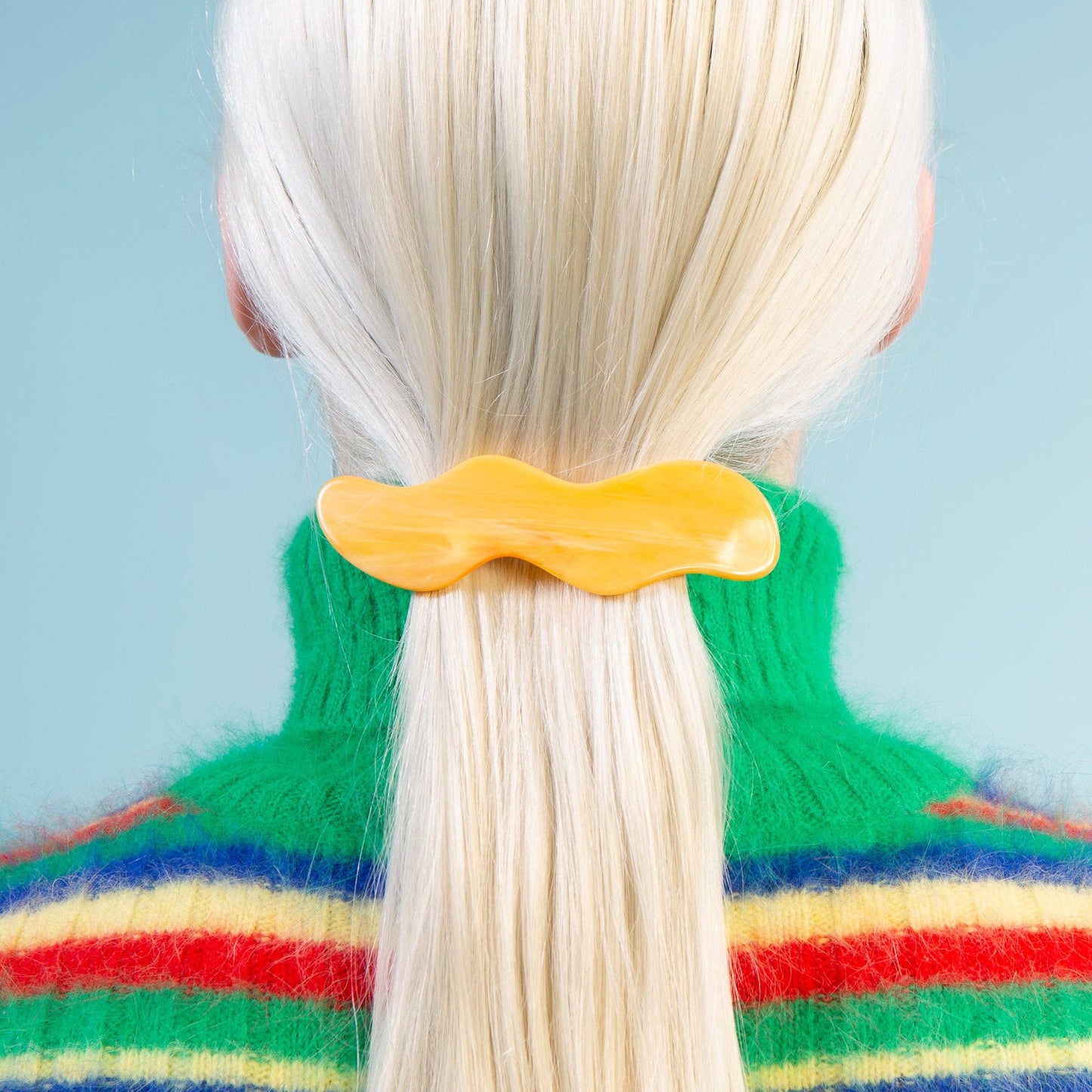 Wave Clip in Creamsicle