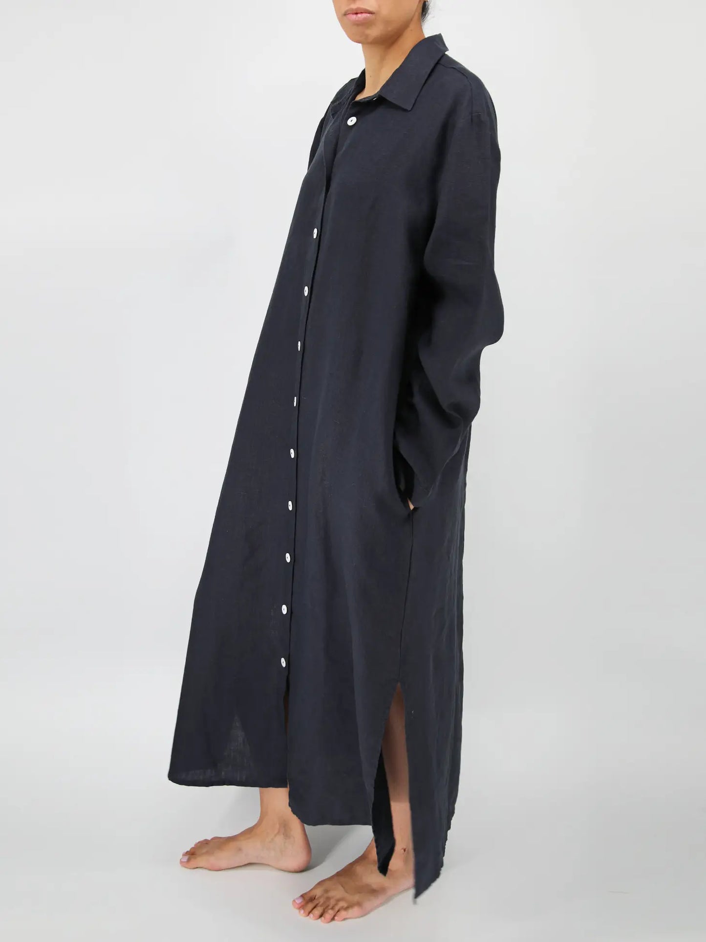 Tala French Linen Maxi Dress