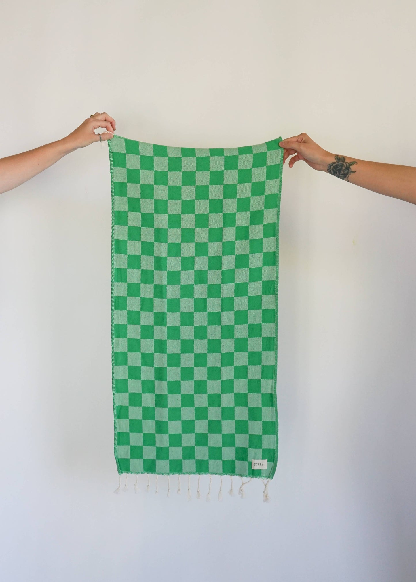 Turkish Hand Towel - check