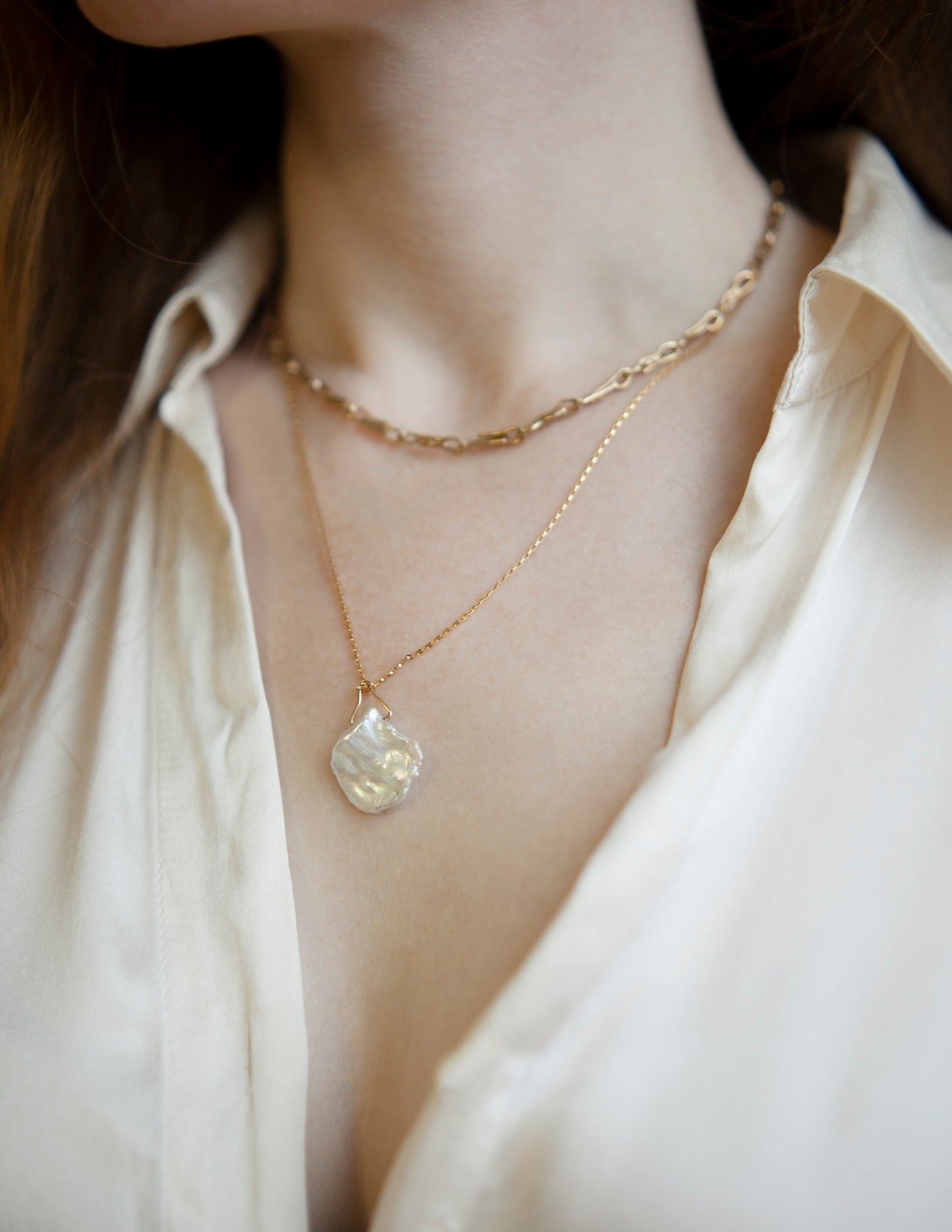 Ama Natural Pearl Pendant
