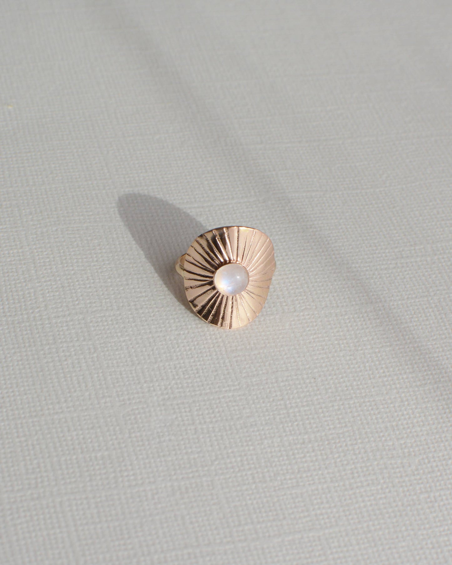 Moonstone Aura Ring