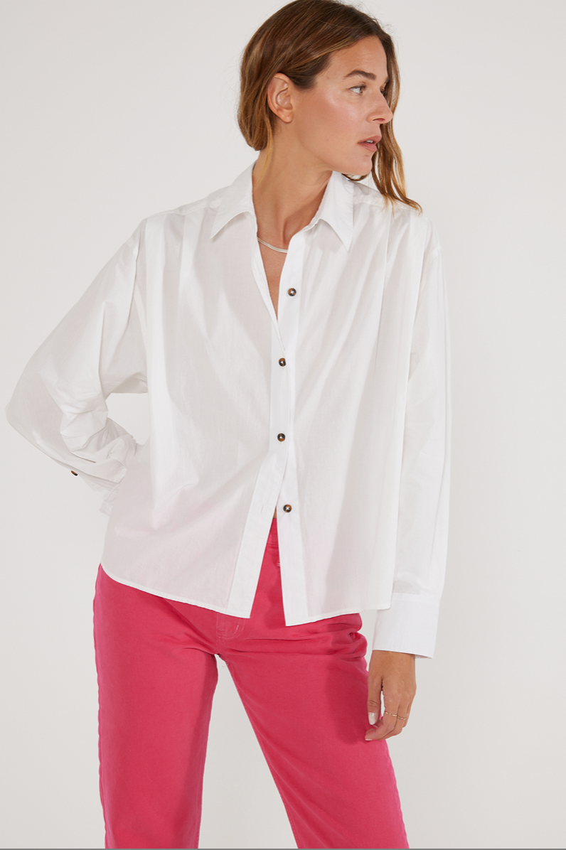 Oceane Pleated Shirt