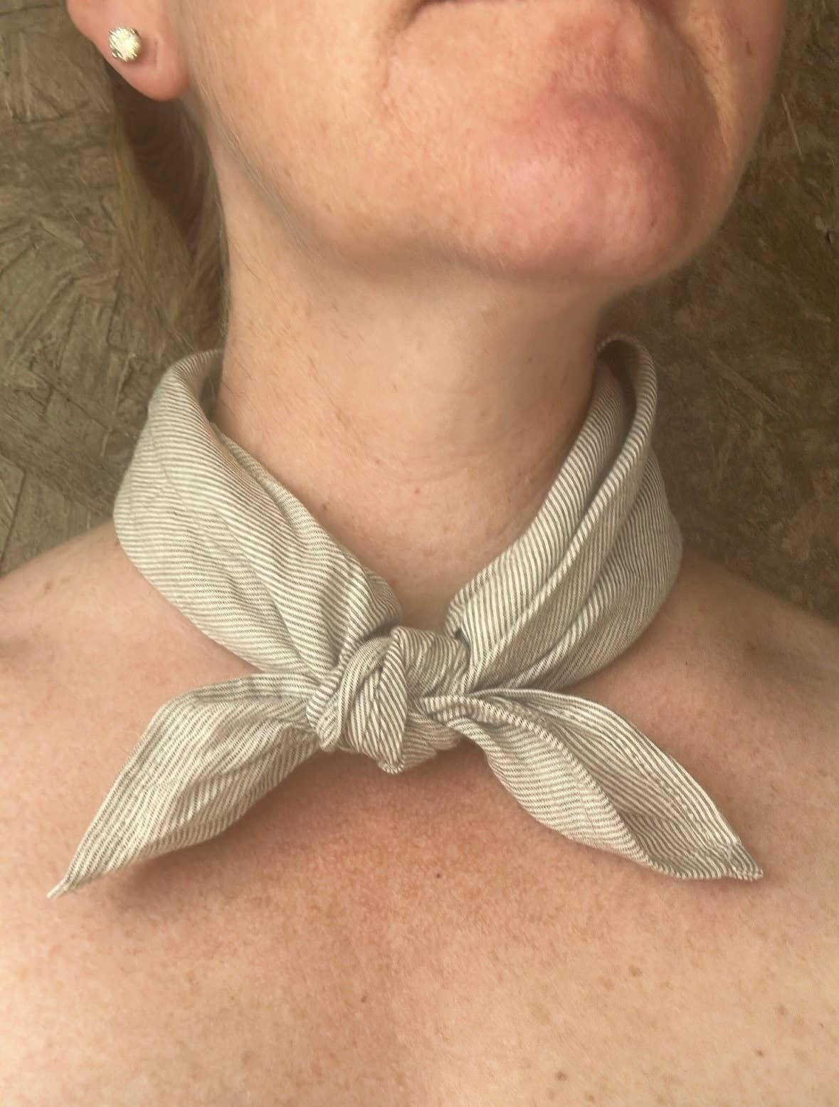 Organic Japanese Cotton Stripe Bandana