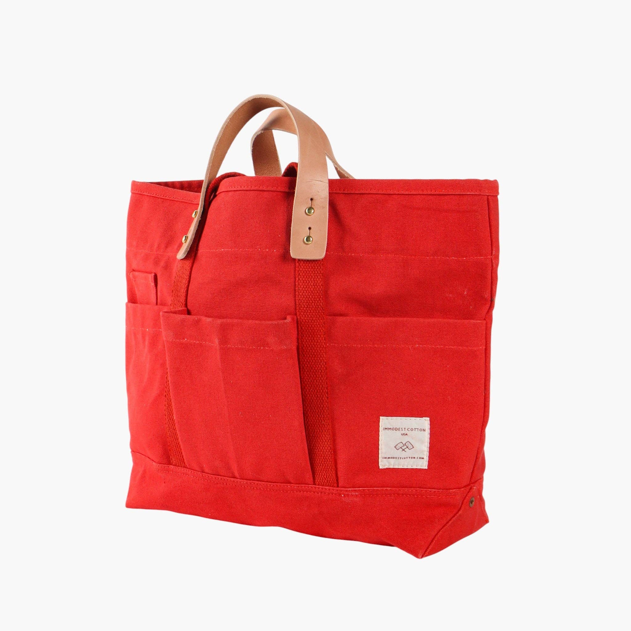 IMMODEST COTTON - Construction Tote | Persimmon