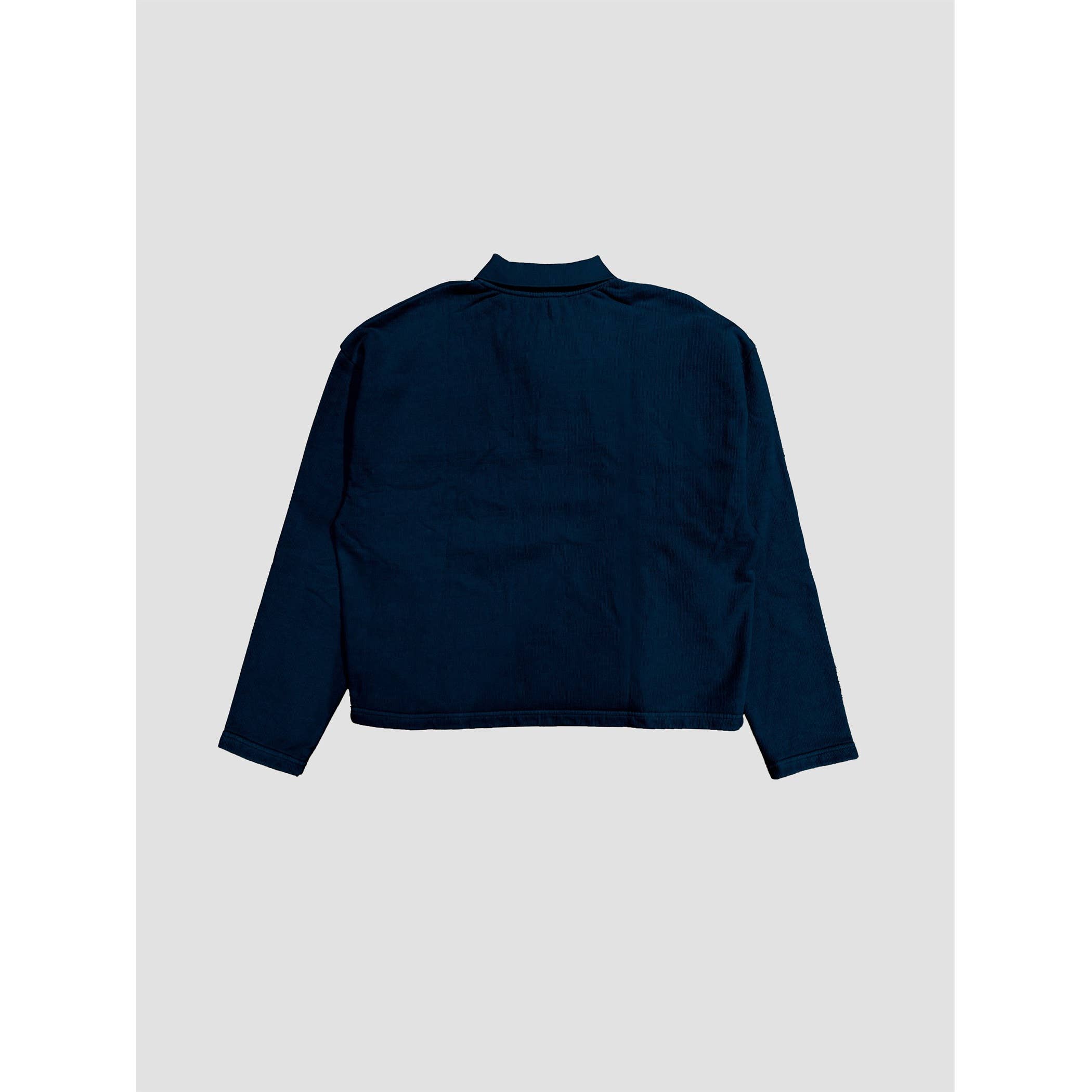 Rugby Style Collared Sweatshirt