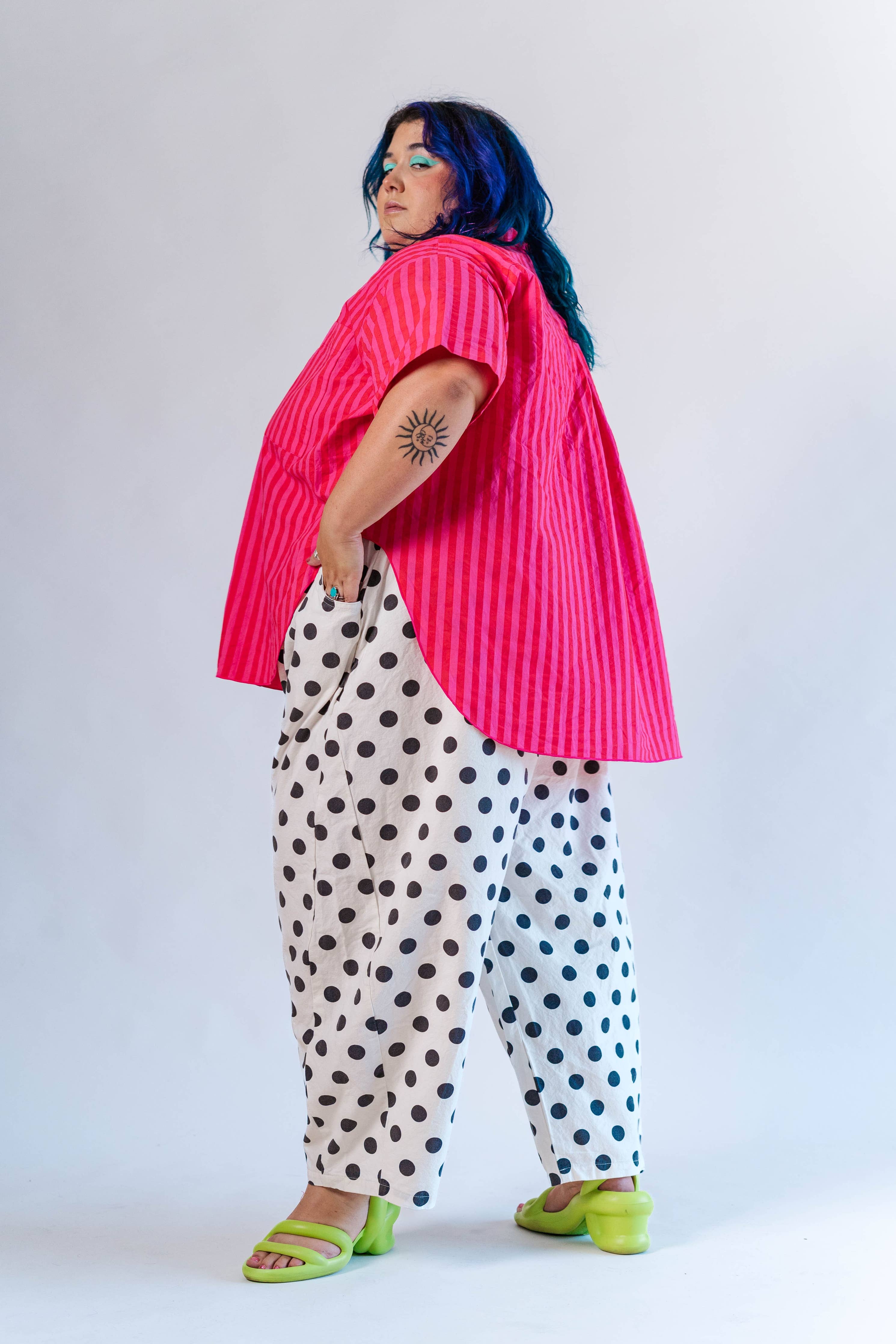 Striped Tulip Top