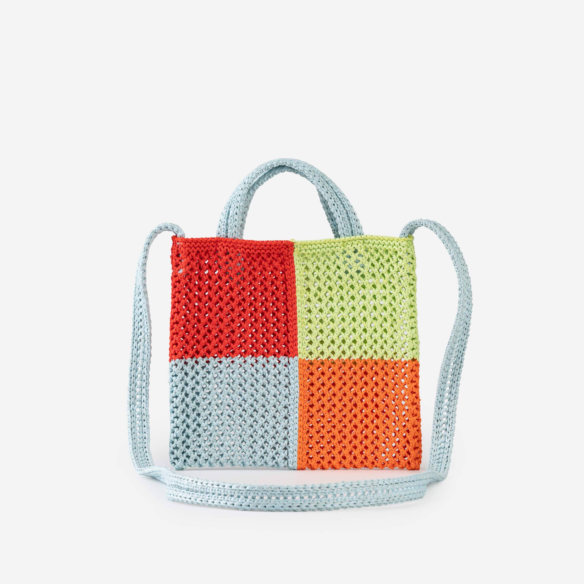 Quattro Raffia Mini Tote