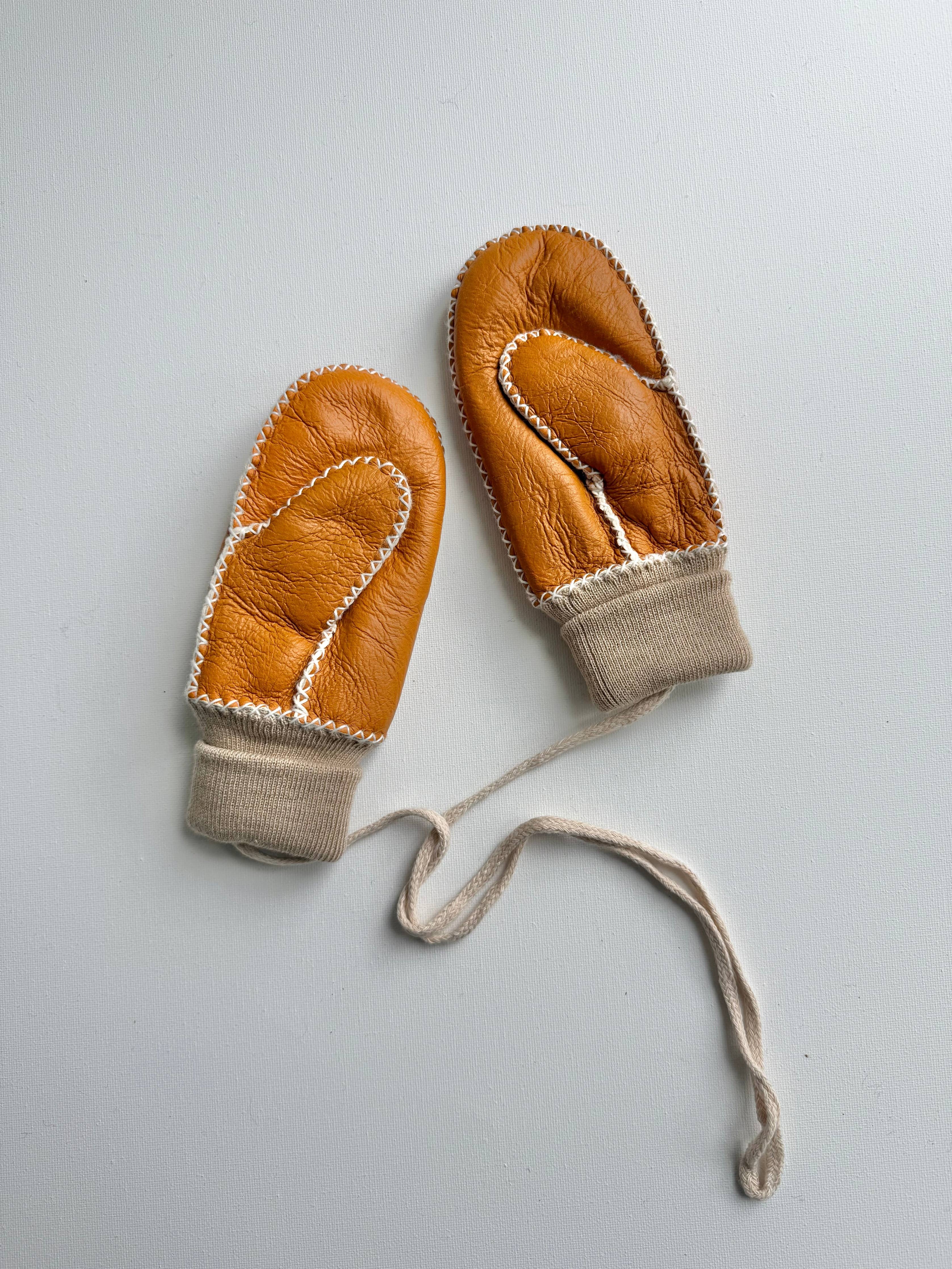 KIDS Shearling Mittens