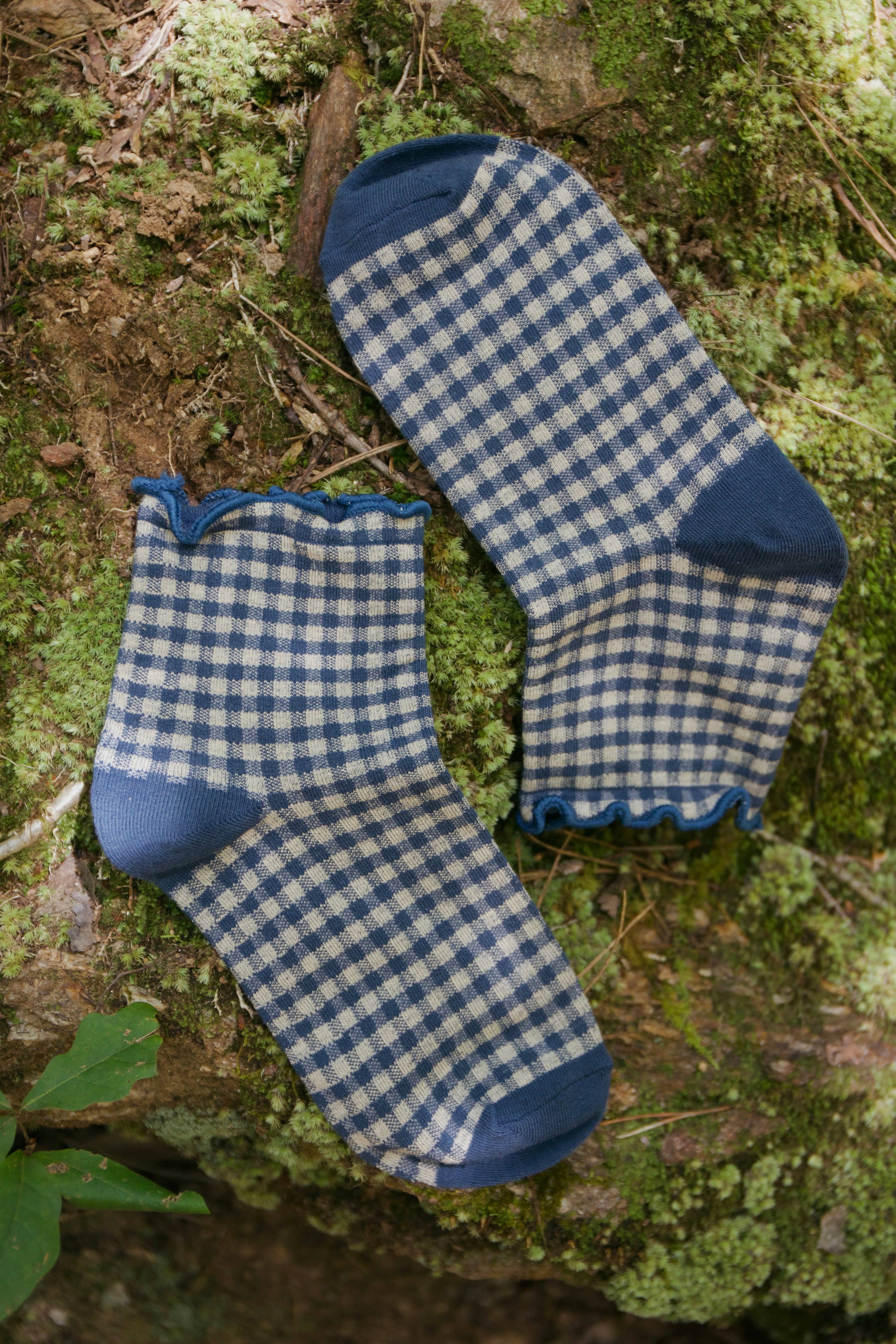 Gingham Socks