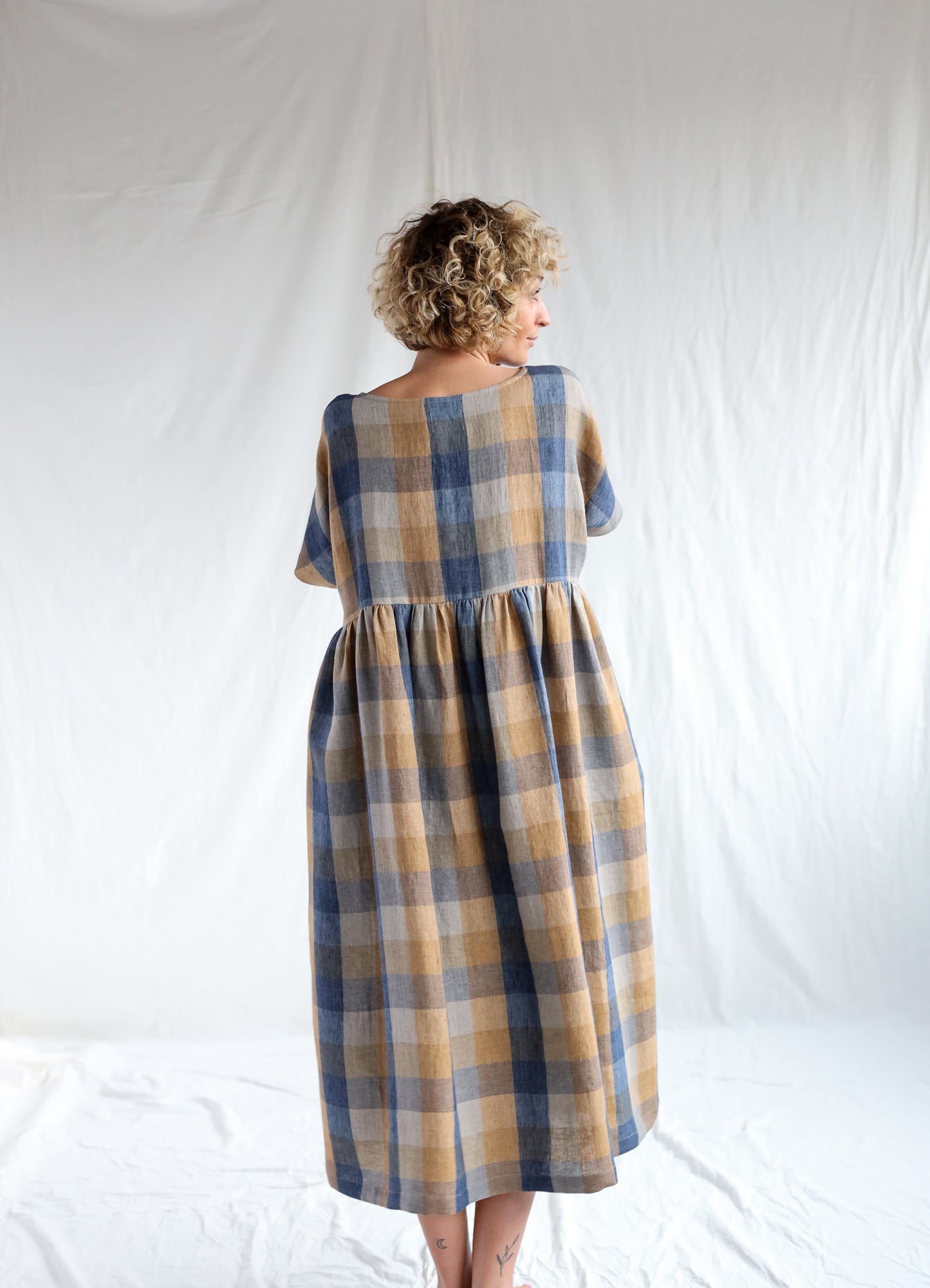 Oversized Silvana Check Dress