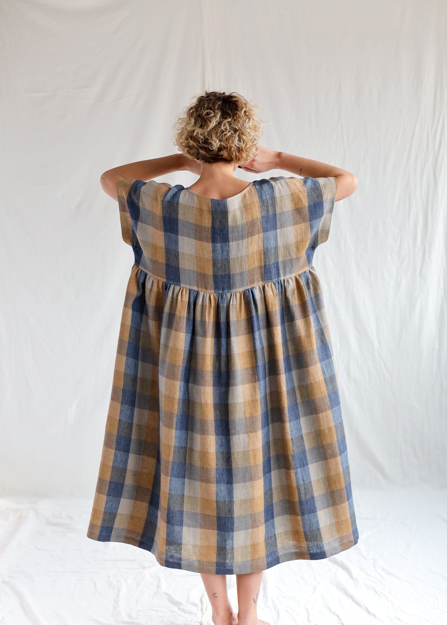 Oversized Silvana Check Dress