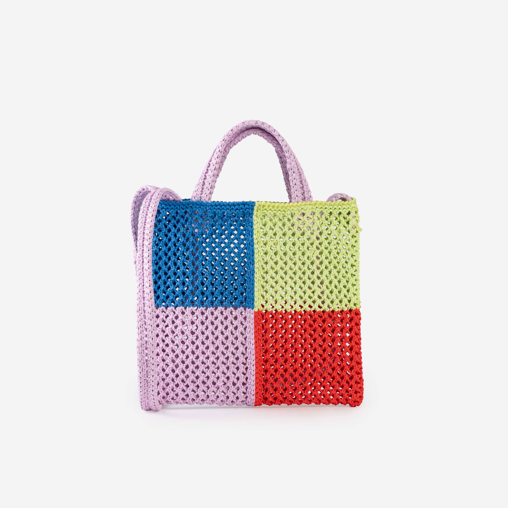 Quattro Raffia Mini Tote