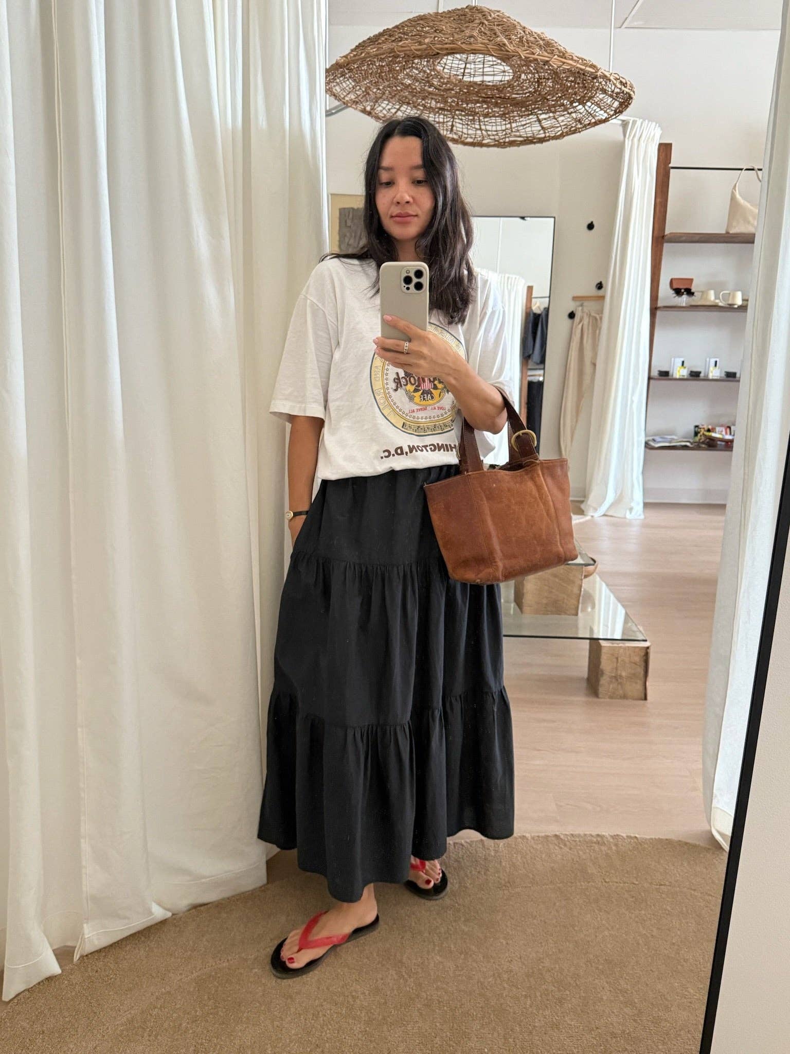 MiMi Silk Cotton Skirt
