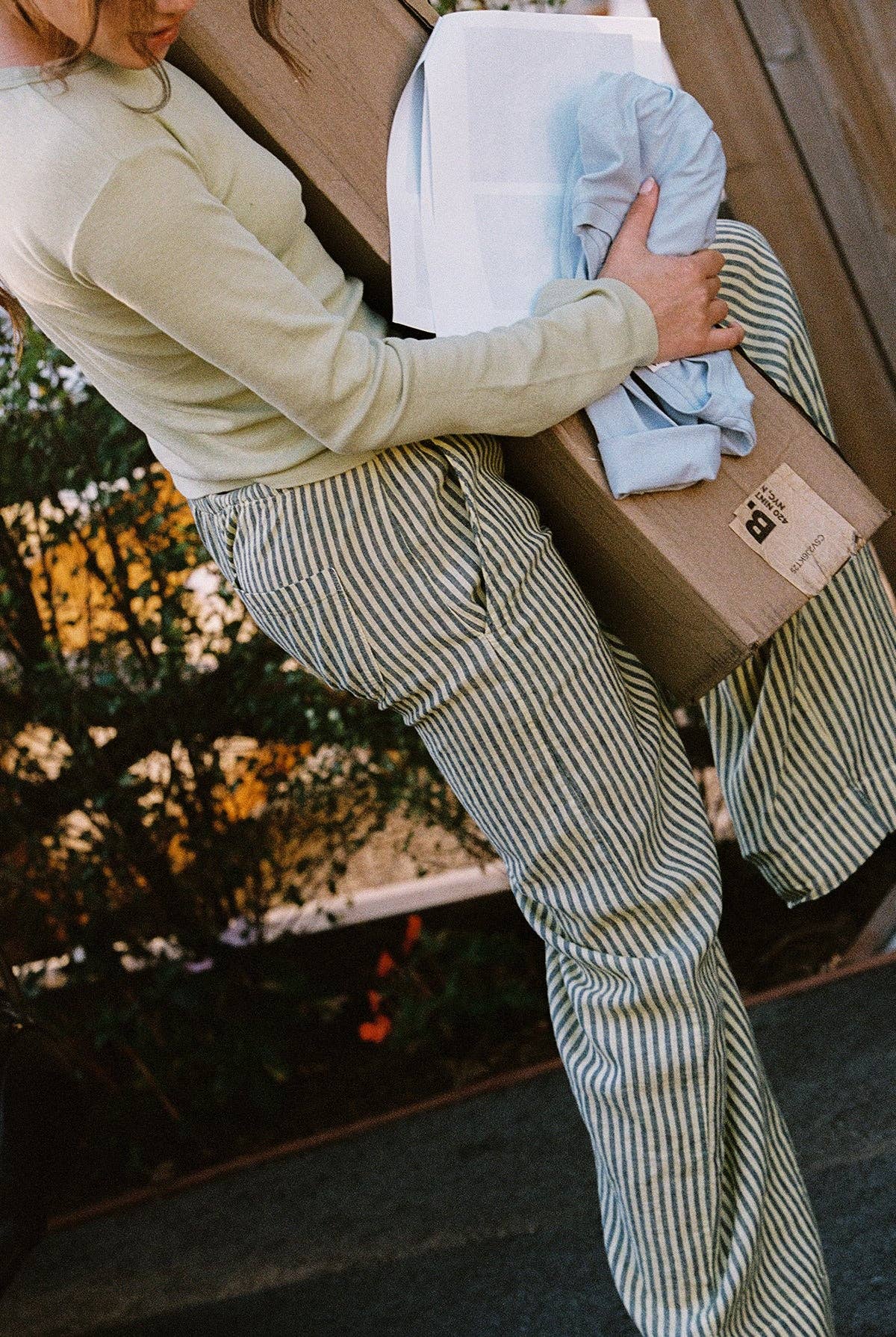 Linen Stripe Pant
