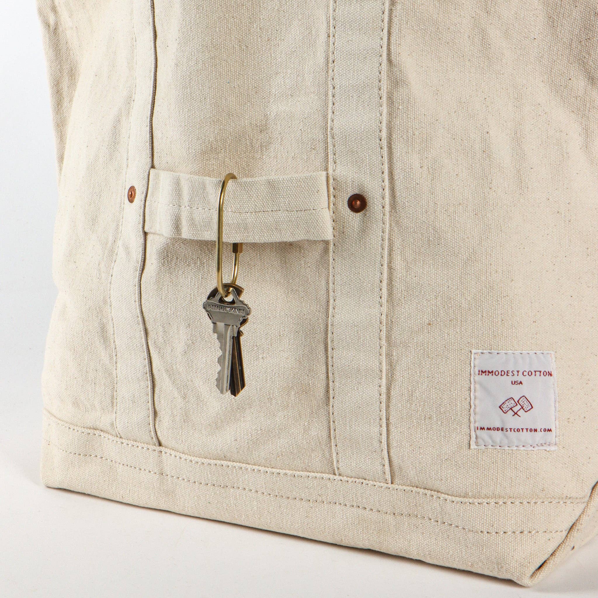 IMMODEST COTTON - Electrician Tote | Natural