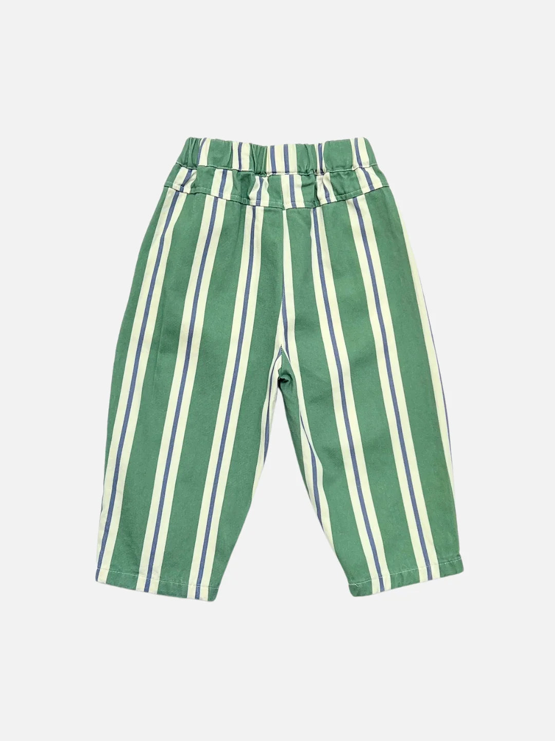 Green Stripe Twill Pant