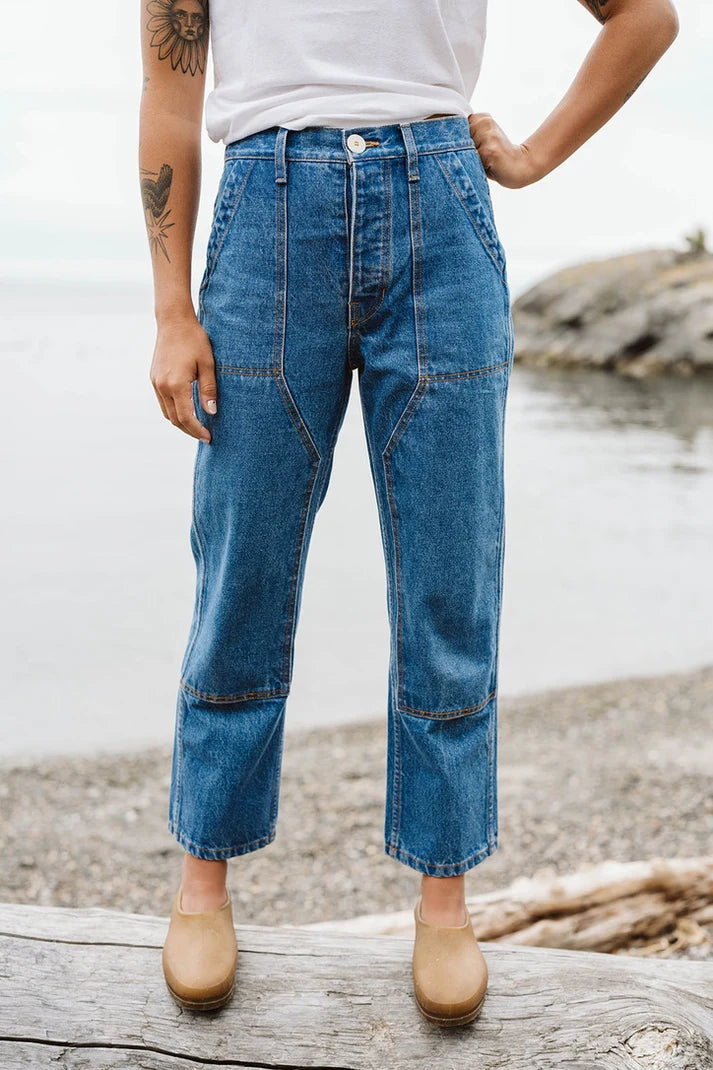 High Tide Pant | Medium Wash Denim