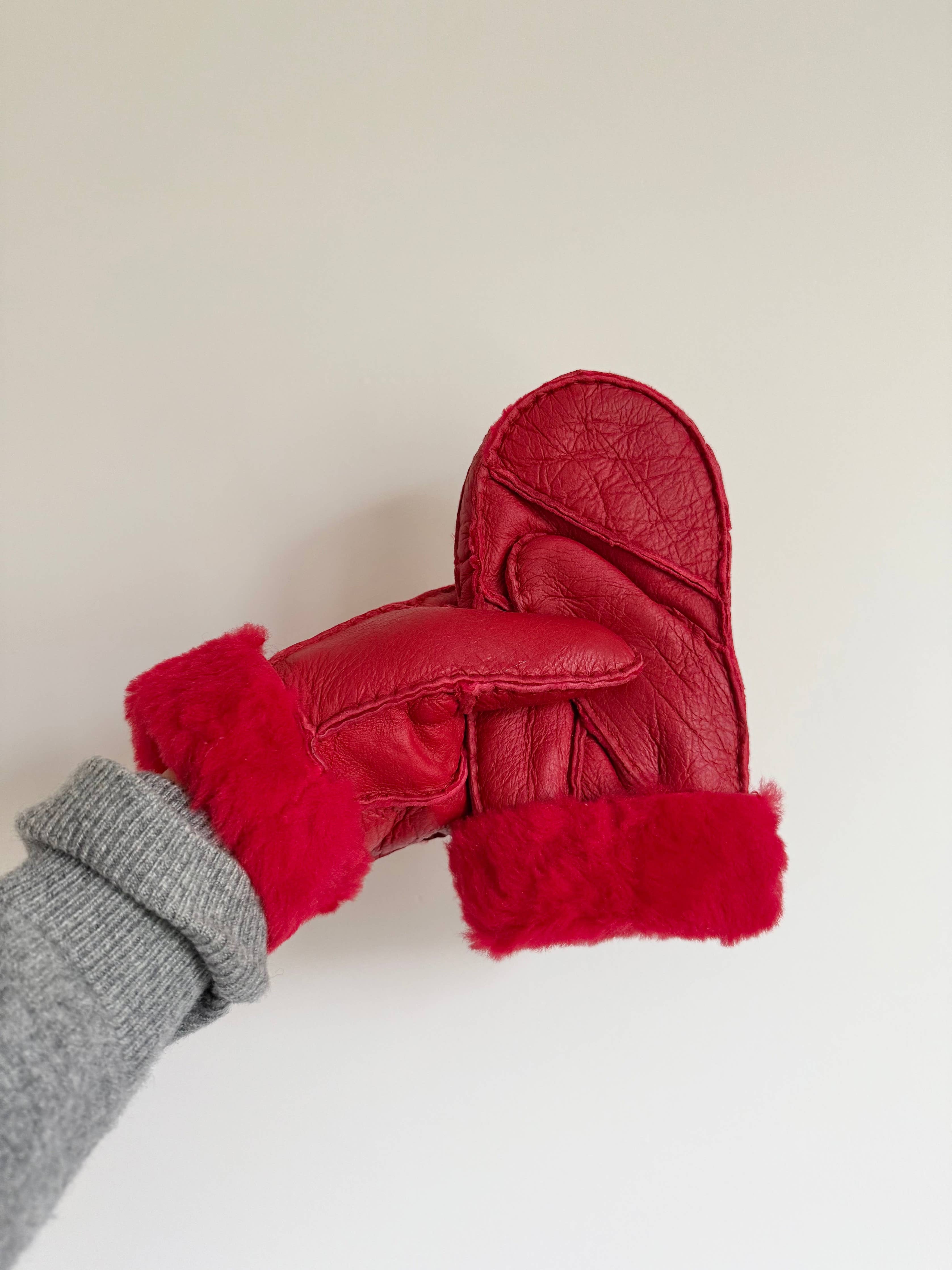Shearling Mittens