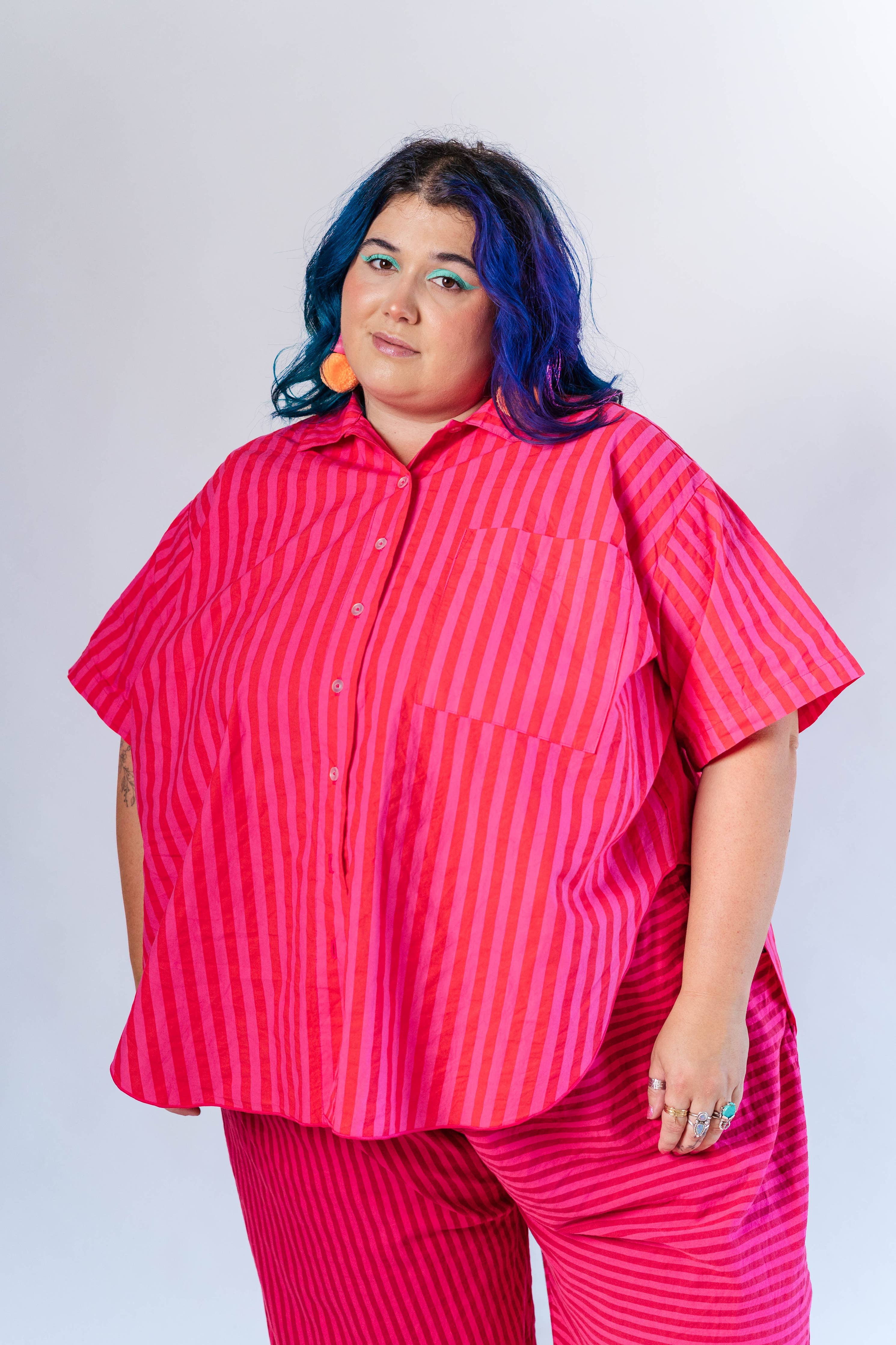 Striped Tulip Top