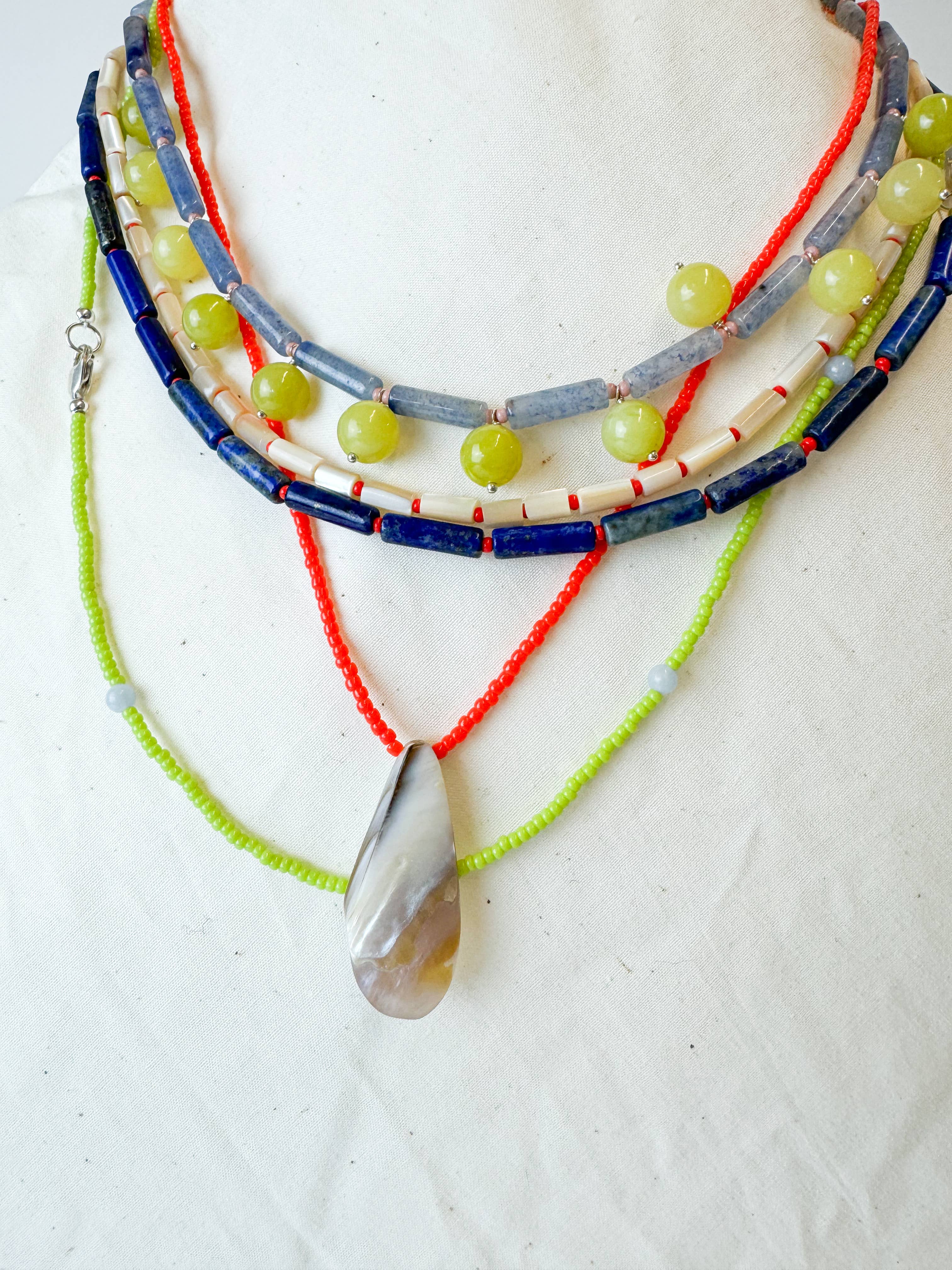 Tinden Necklace: Sterling Silver