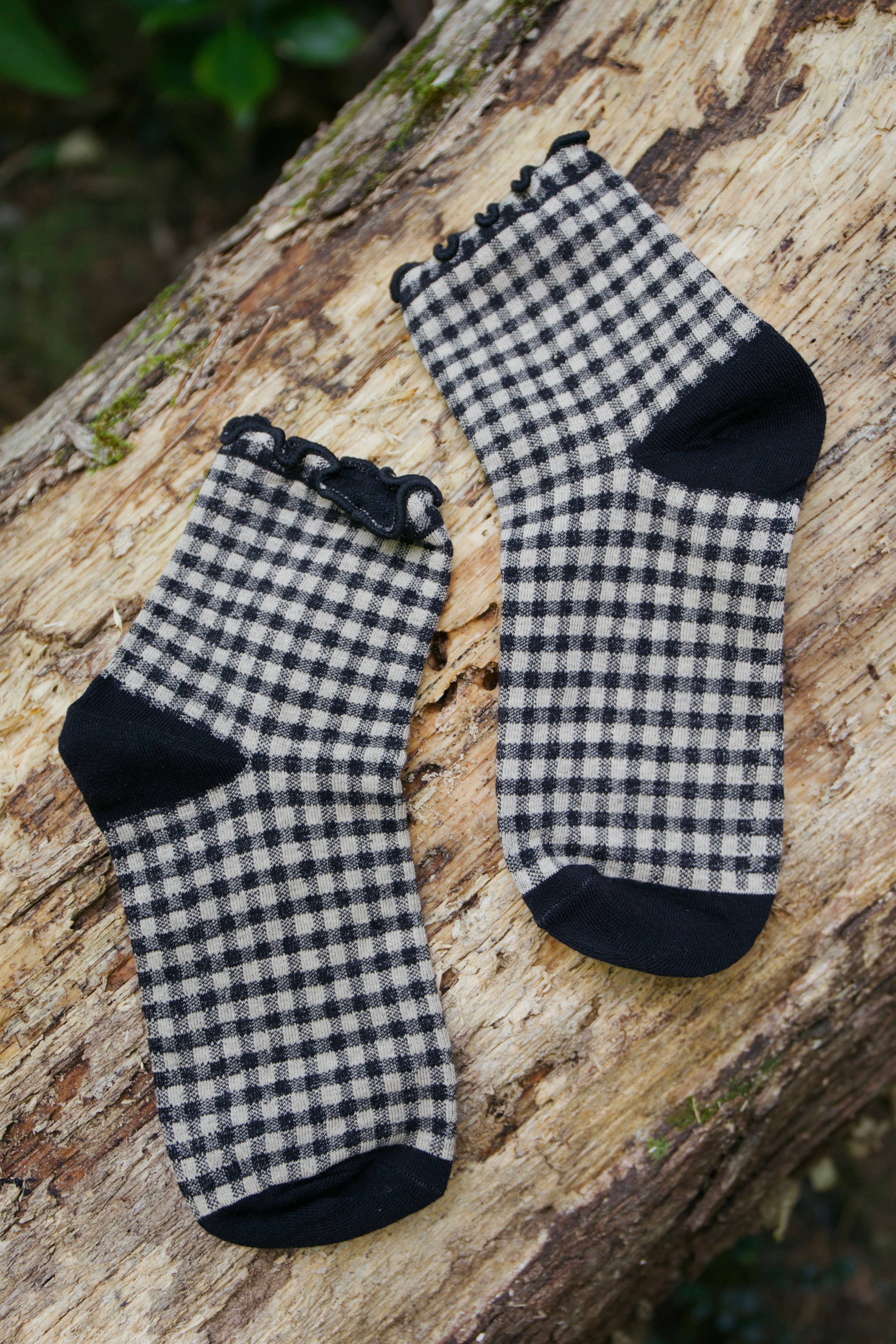 Gingham Socks