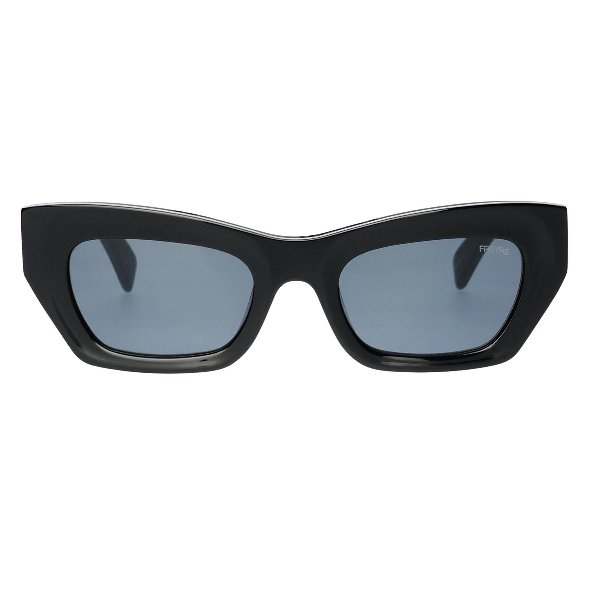 FREYRS Eyewear - Selina Womens Acetate Cat Eye Sunglasses: Black