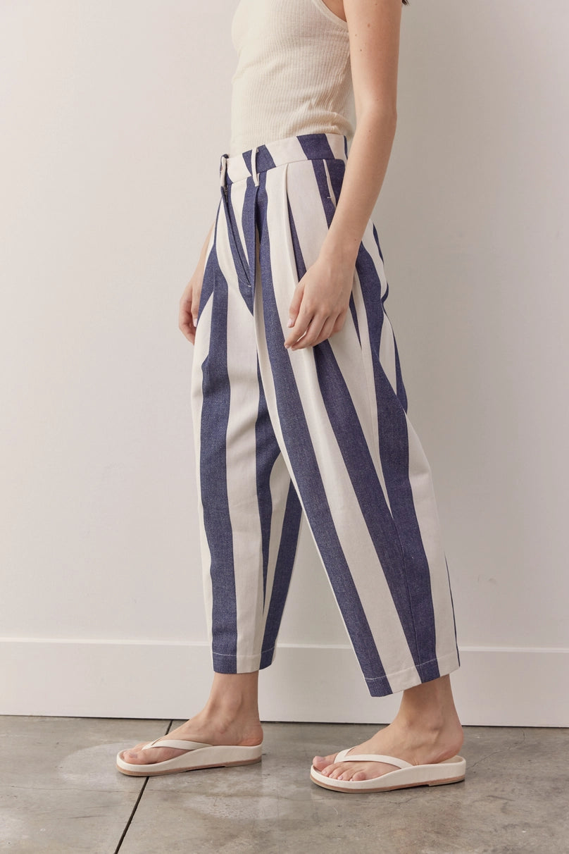 Striped Tapered Pants