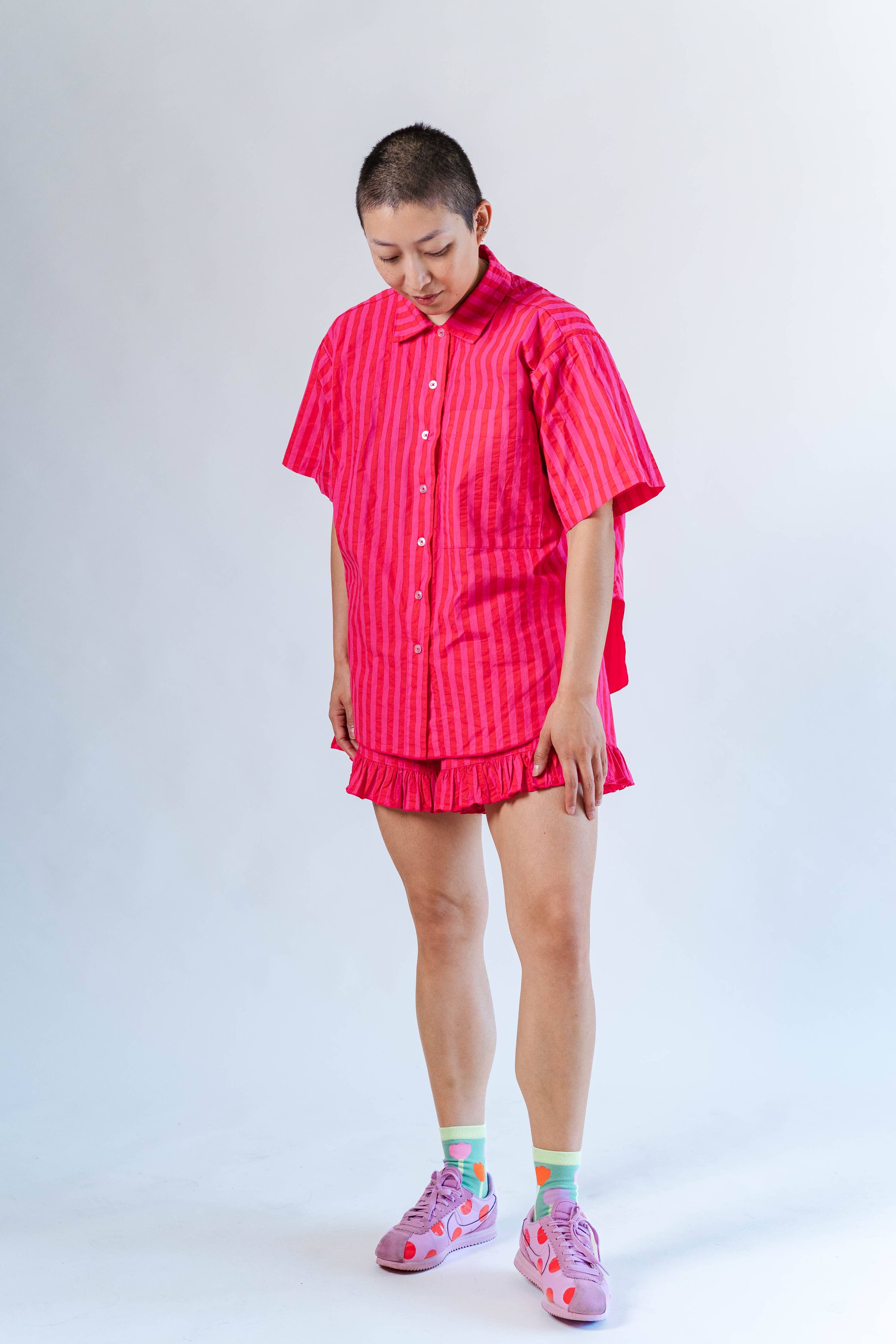 Striped Tulip Top