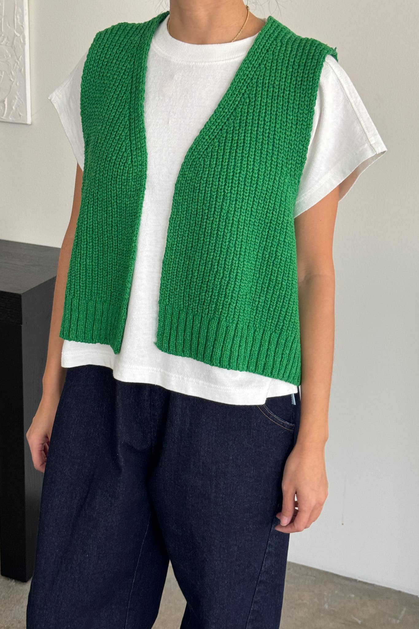 Granny Cotton Sweater Vest