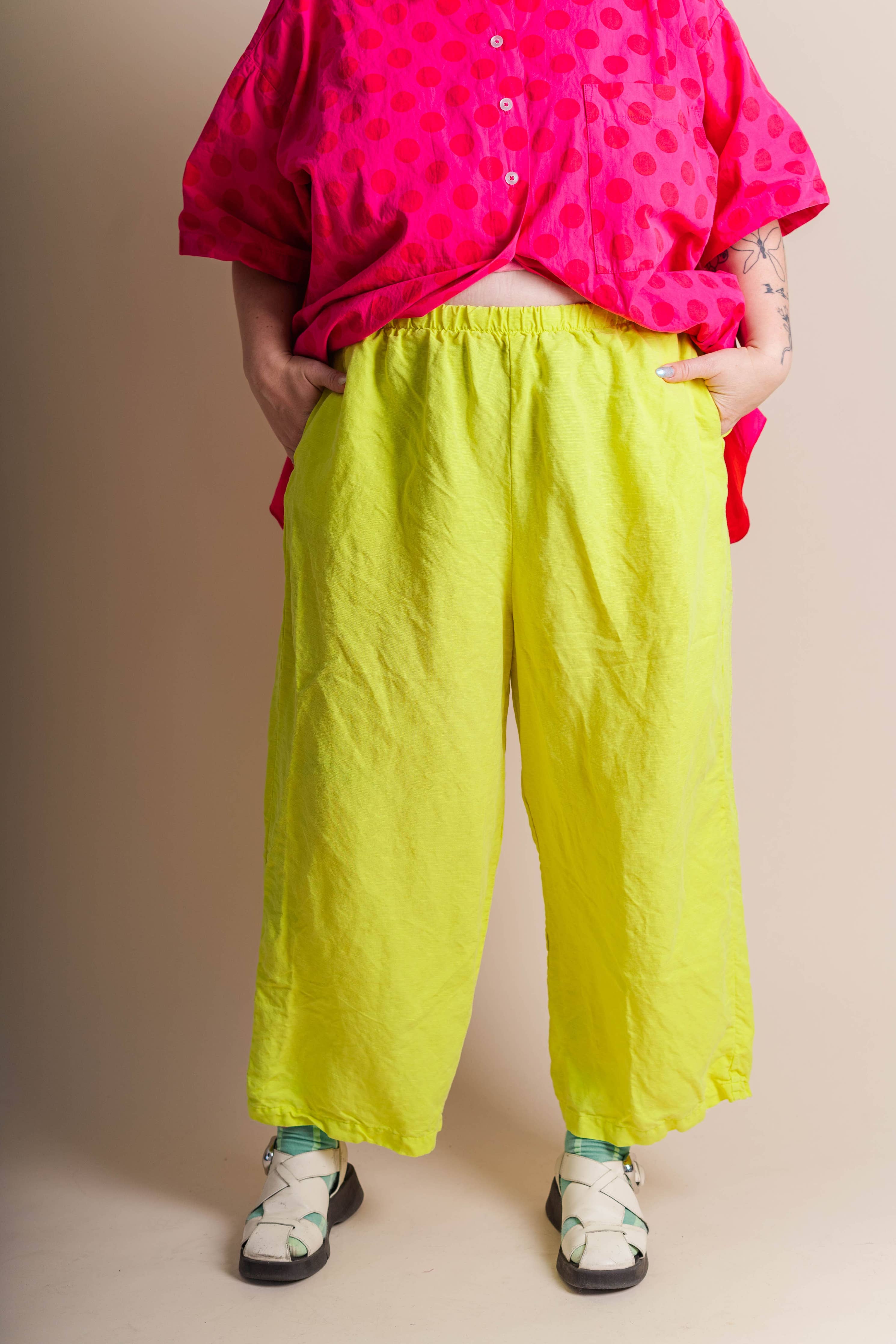 Everywear Pant | Bright Yellow