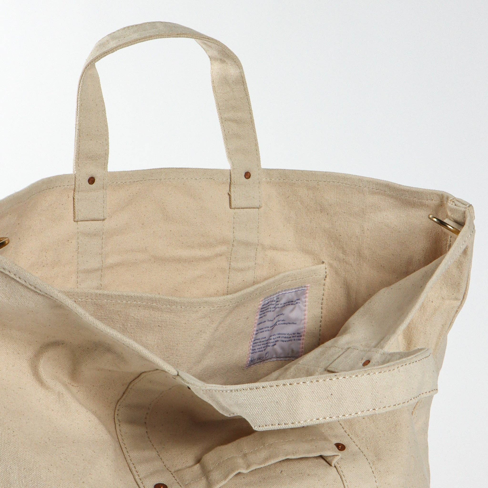 IMMODEST COTTON - Electrician Tote | Natural