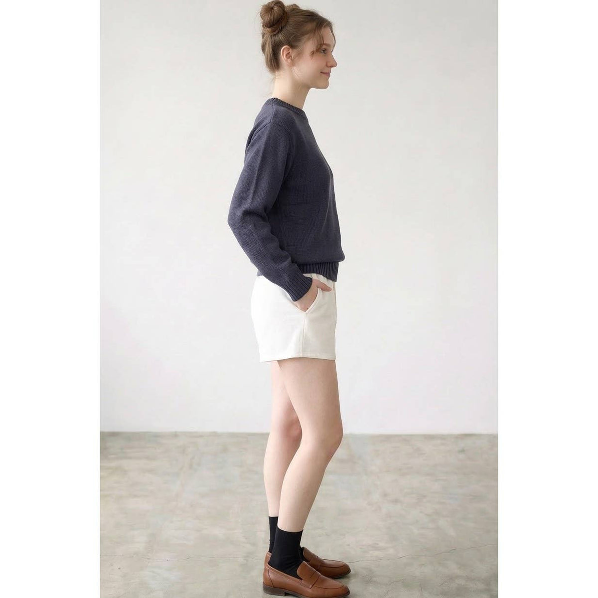 Cotton Crewneck Sweater
