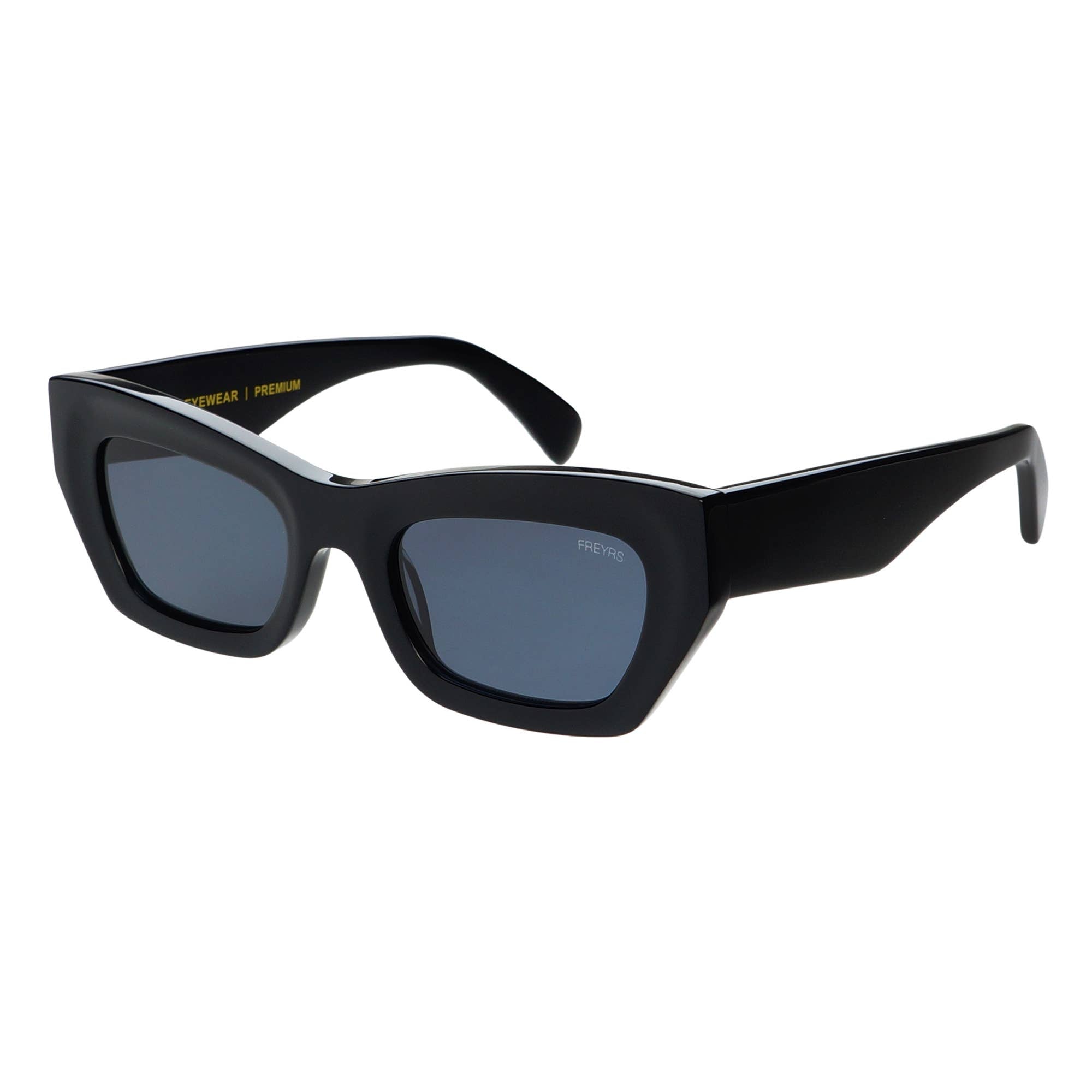 FREYRS Eyewear - Selina Womens Acetate Cat Eye Sunglasses: Black