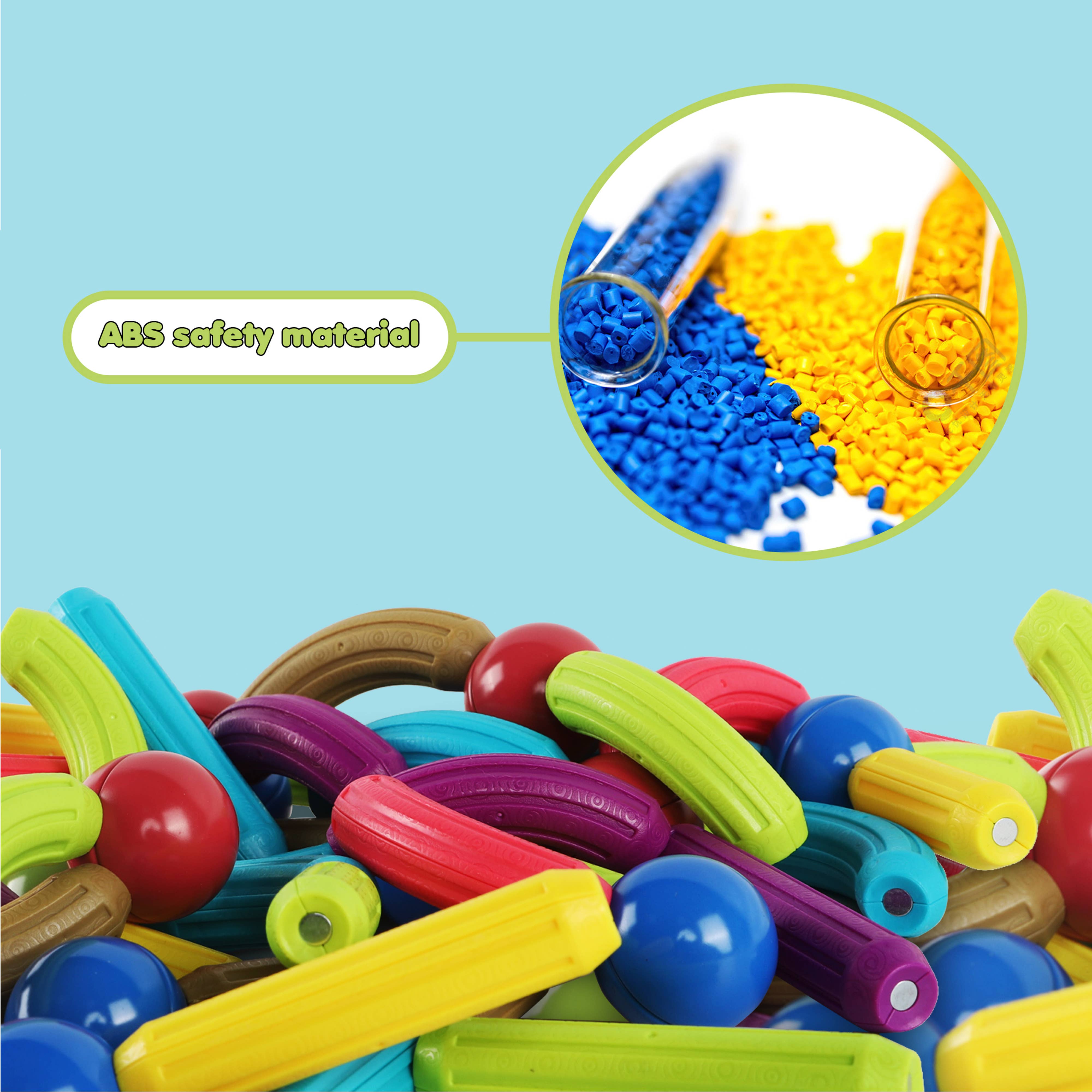 Magnetic Stick Stacking Blocks