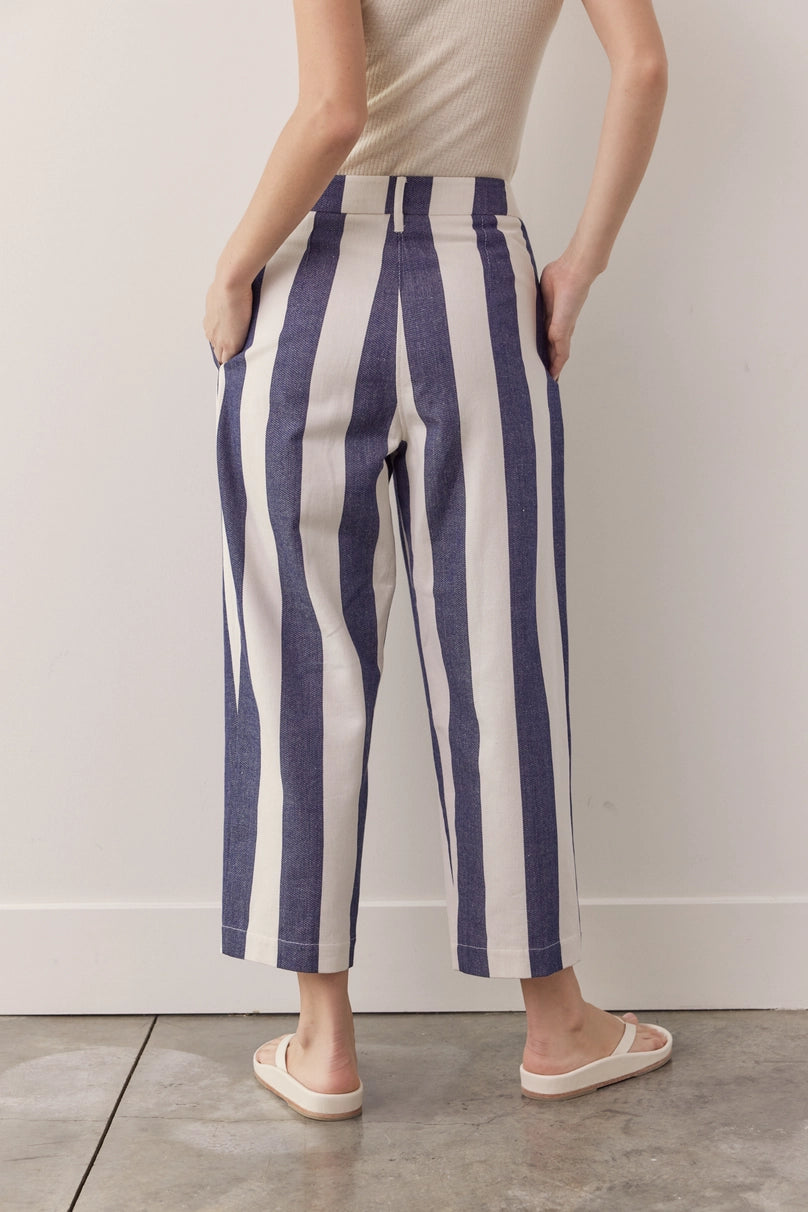 Striped Tapered Pants