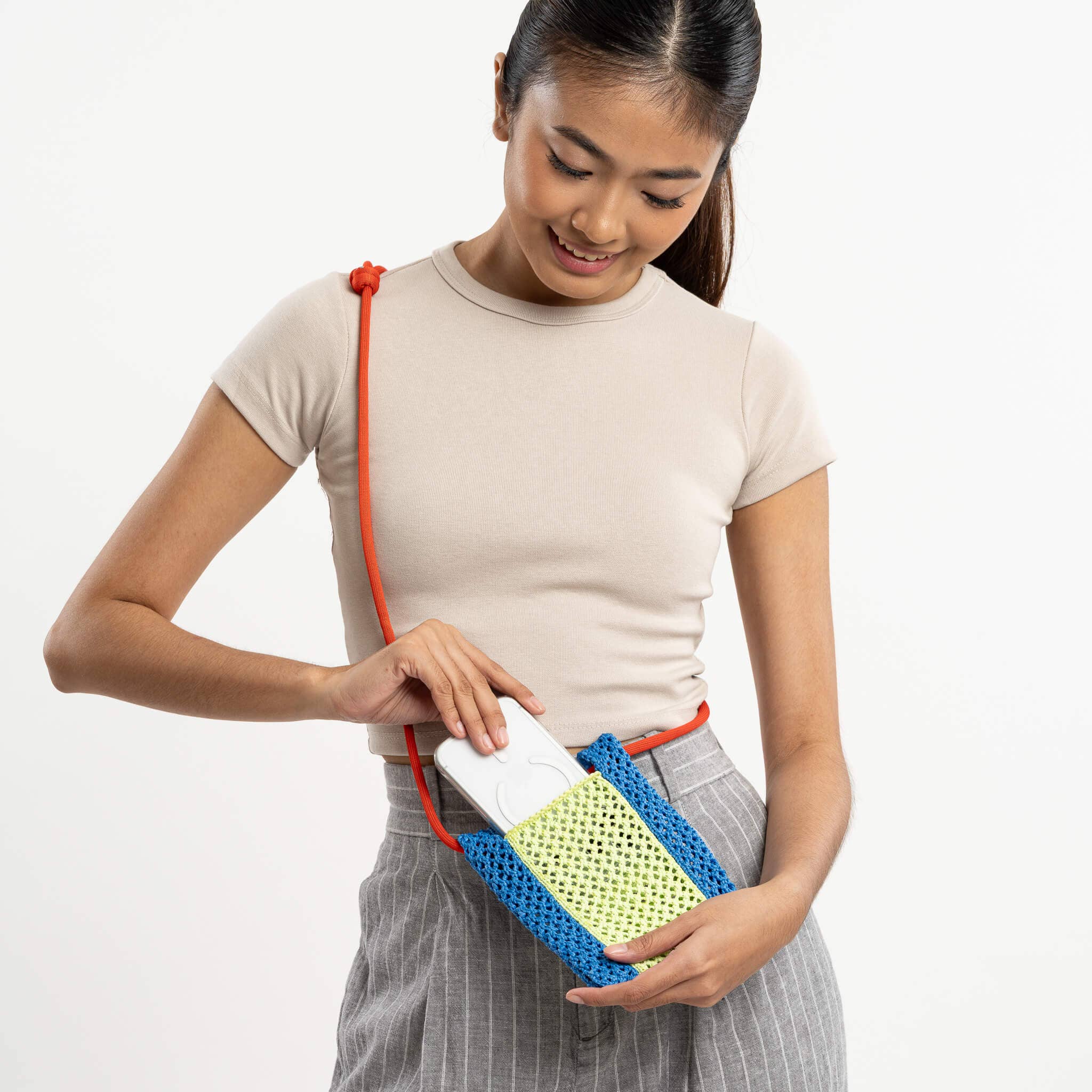 Raffia Phone Sling