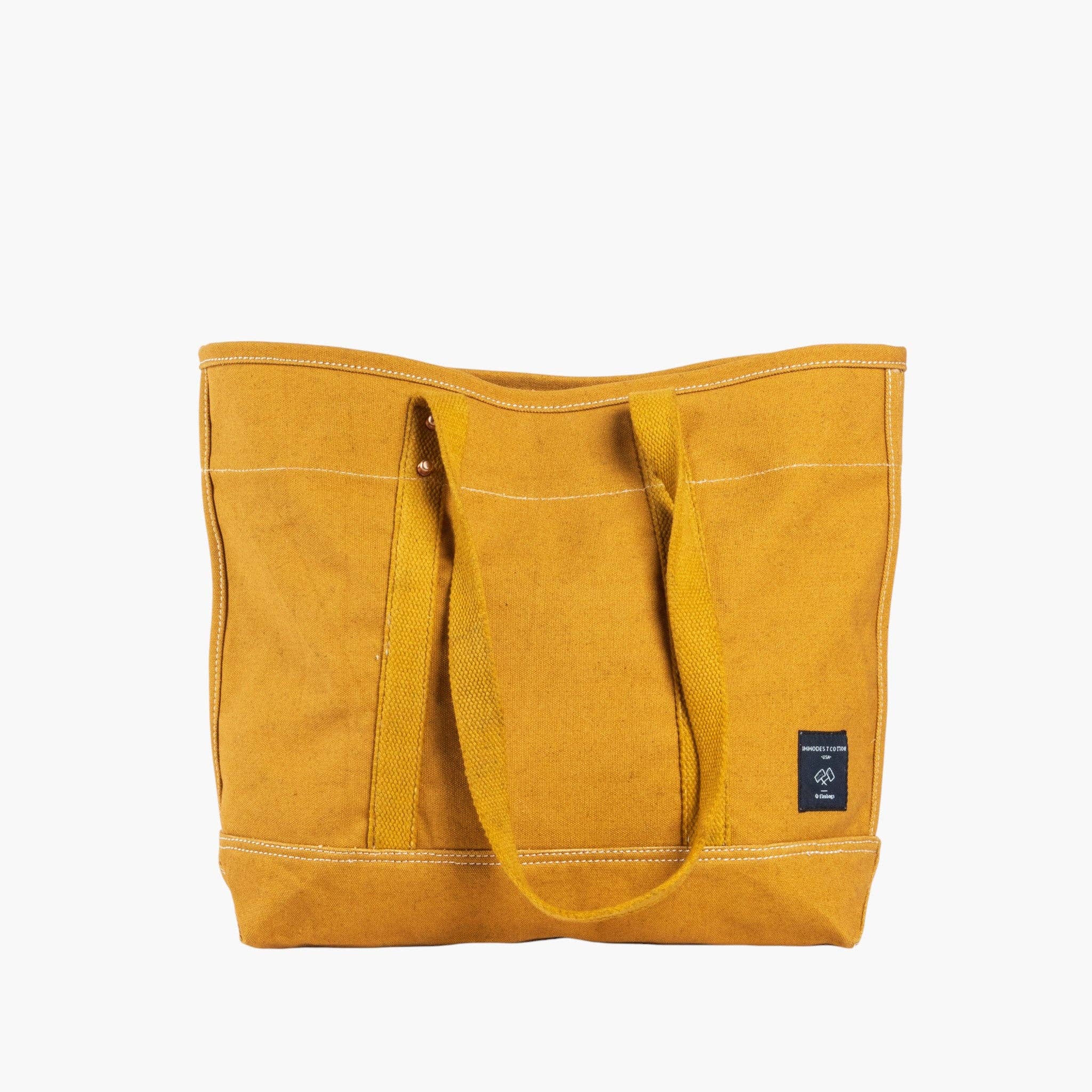 IMMODEST COTTON - Small East West Tote | Mustard Seed