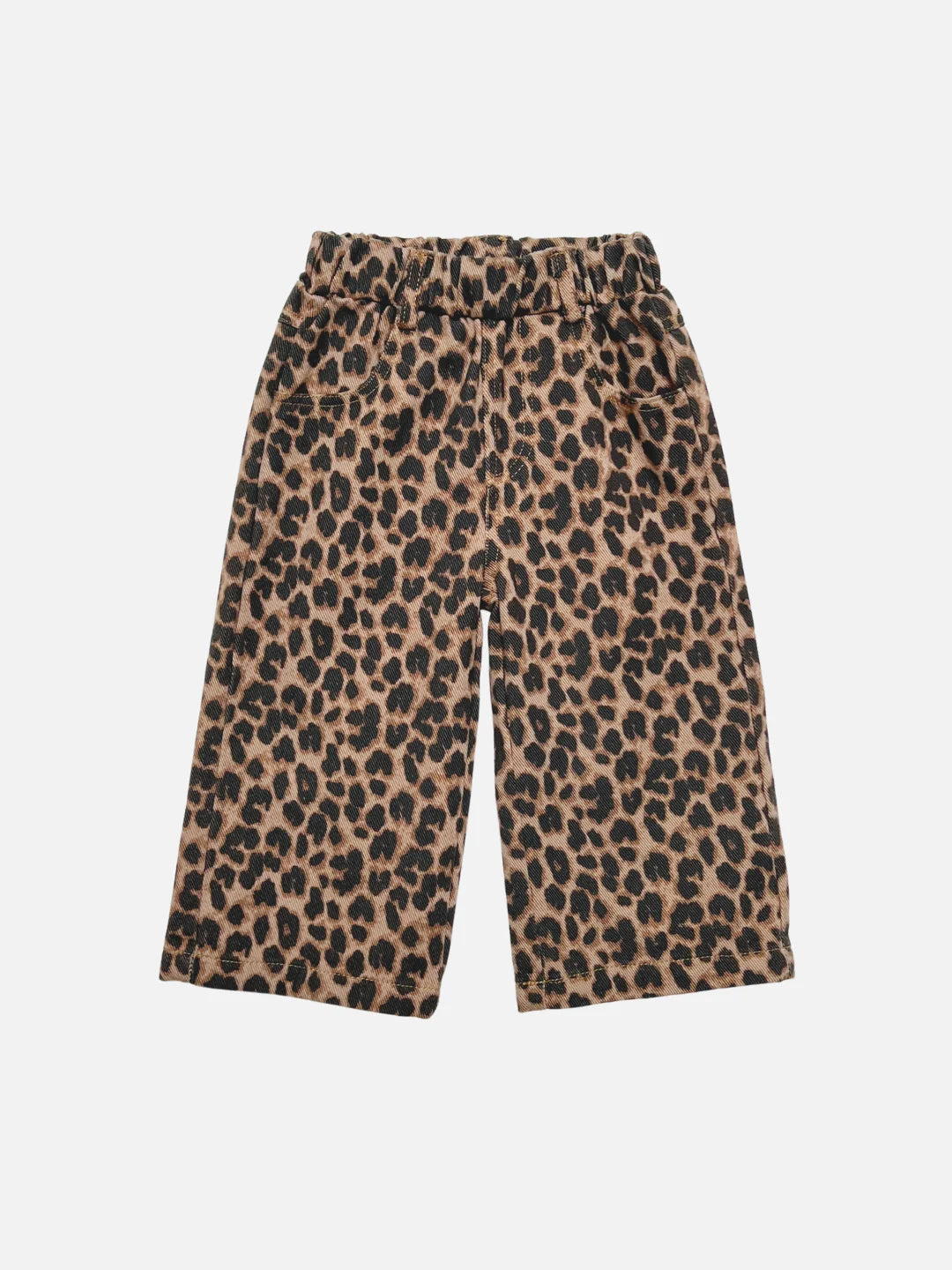 Leopard Wide Leg Jeans