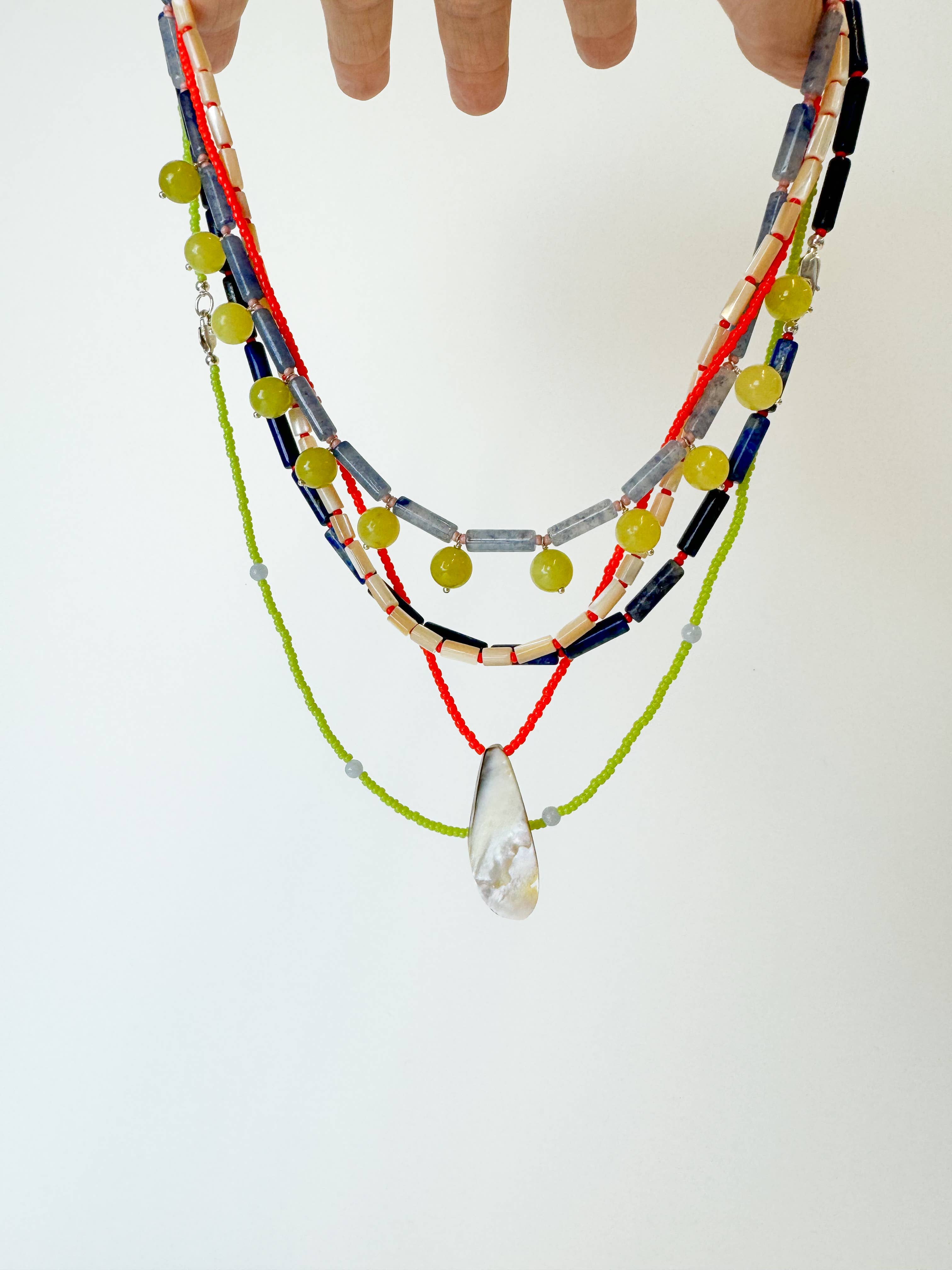 Tinden Necklace: Sterling Silver