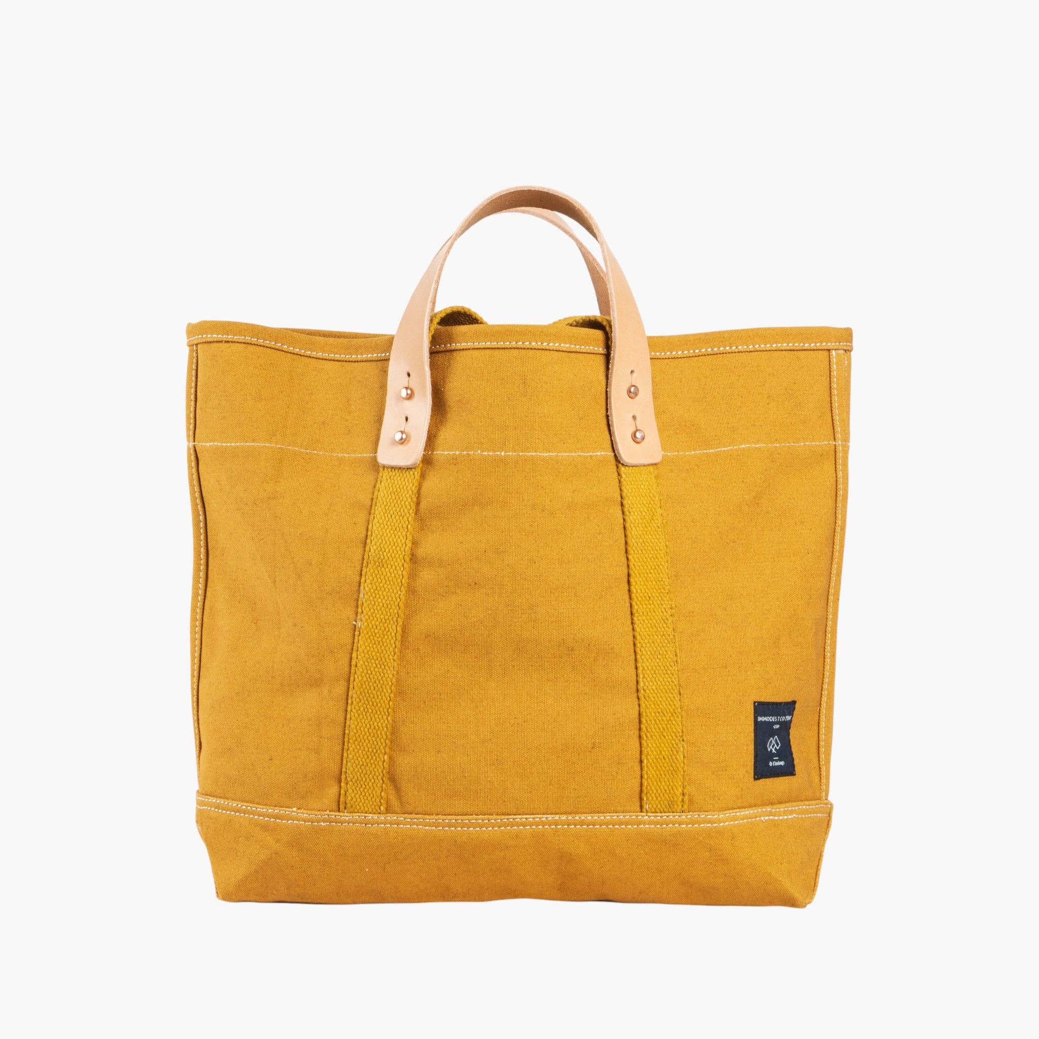 IMMODEST COTTON - Small East West Tote | Mustard Seed