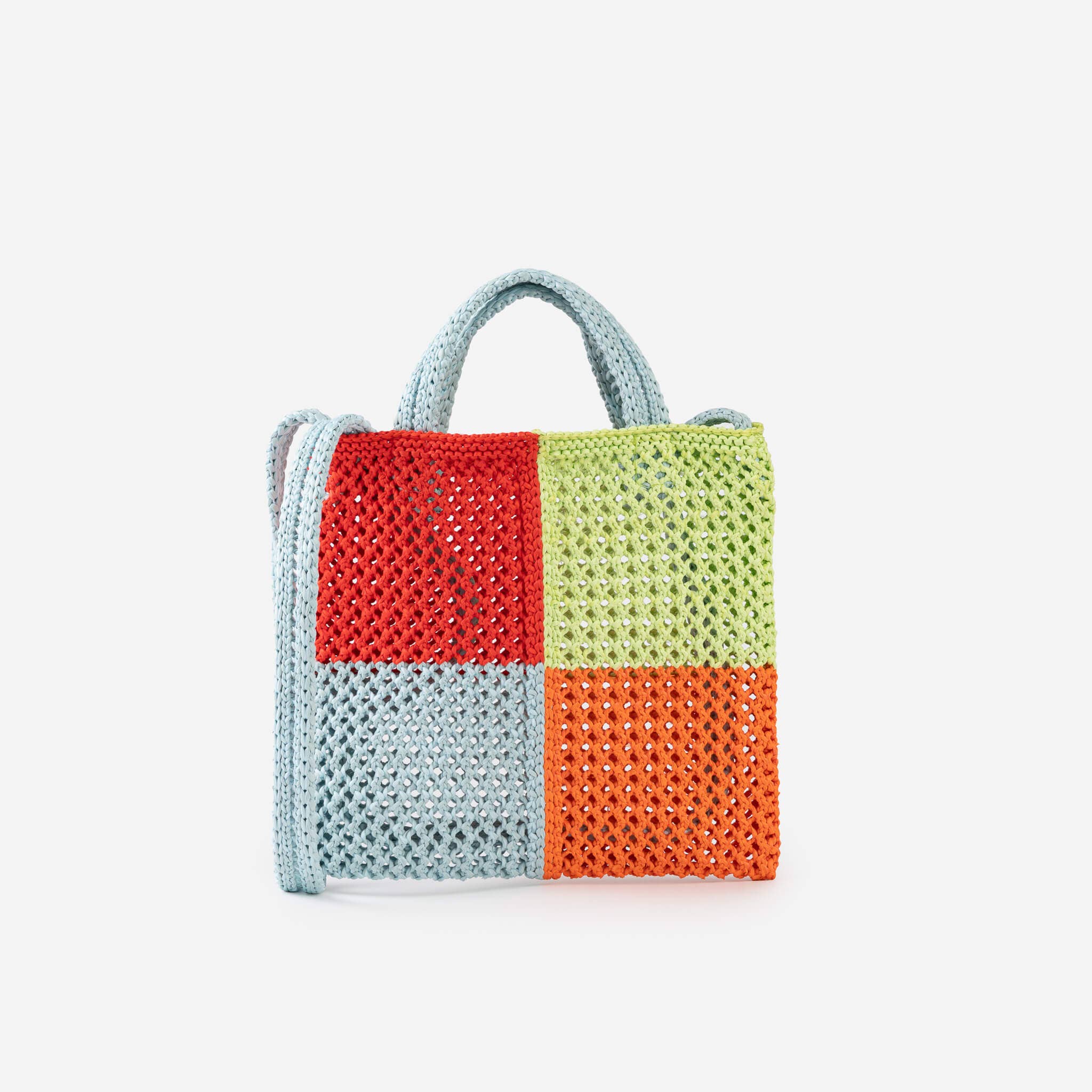 Quattro Raffia Mini Tote