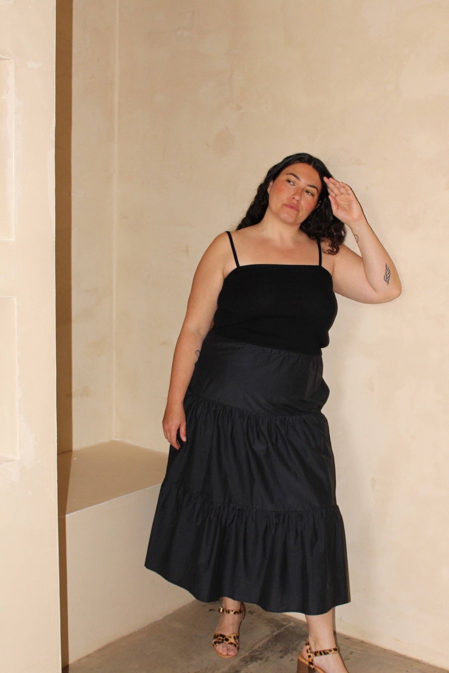 MiMi Silk Cotton Skirt