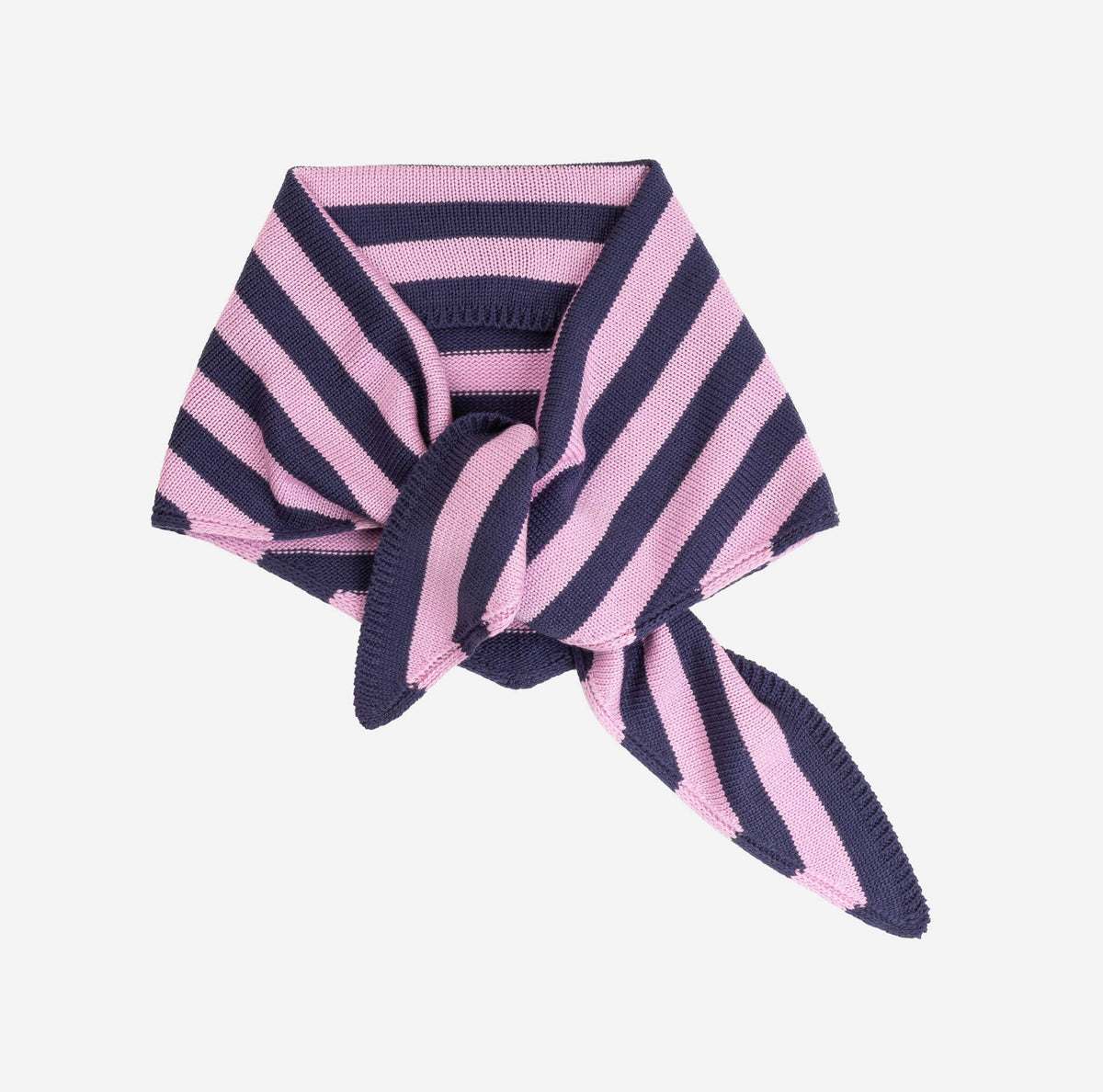 Simple Stripe Triangle Scarf